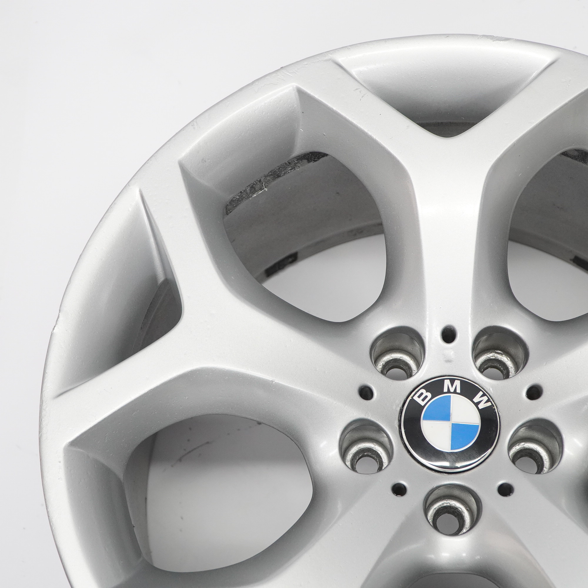 BMW X5 Series E70 Silver Rear Wheel Alloy Rim 20" Y-spoke 214 ET:37 11J 6772250