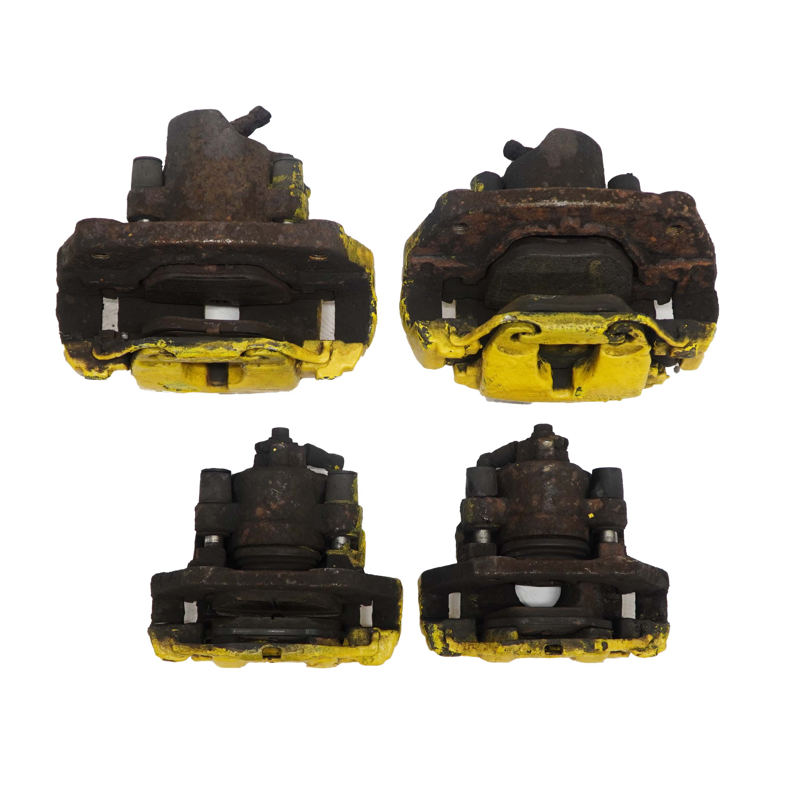 BMW X5 E53 Front Rear Left Right N/O/S Brake Caliper Housing Carrier Set