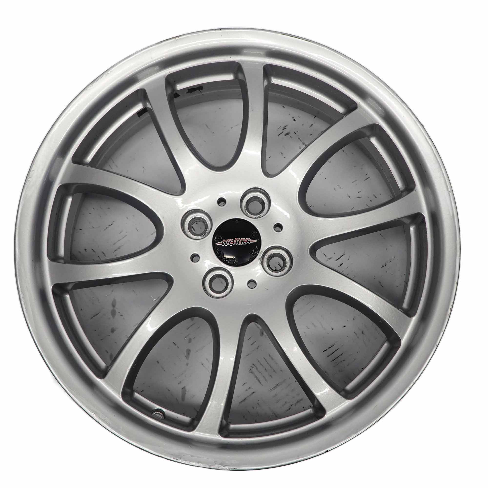 Wheel Alloy Mini R50 R53 Bright Silver Rim 18" 7J ET:52 JCW Double Spoke R105