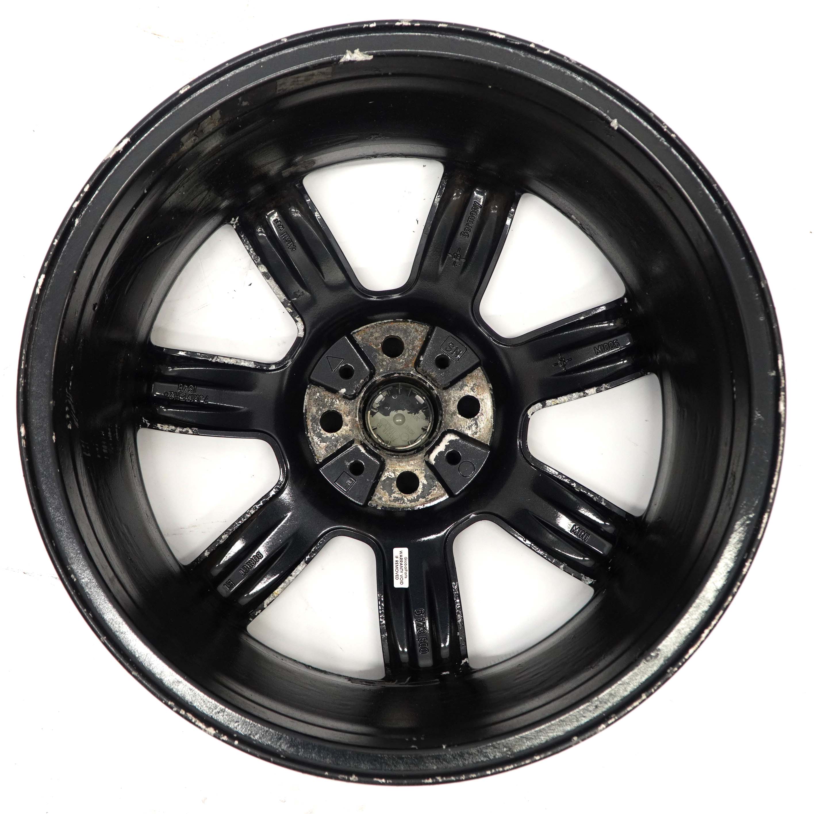 Mini Cooper R50 R56 Wheel Alloy Rim 17" 7J ET:48 Night Spoke Limp-Home 6773800