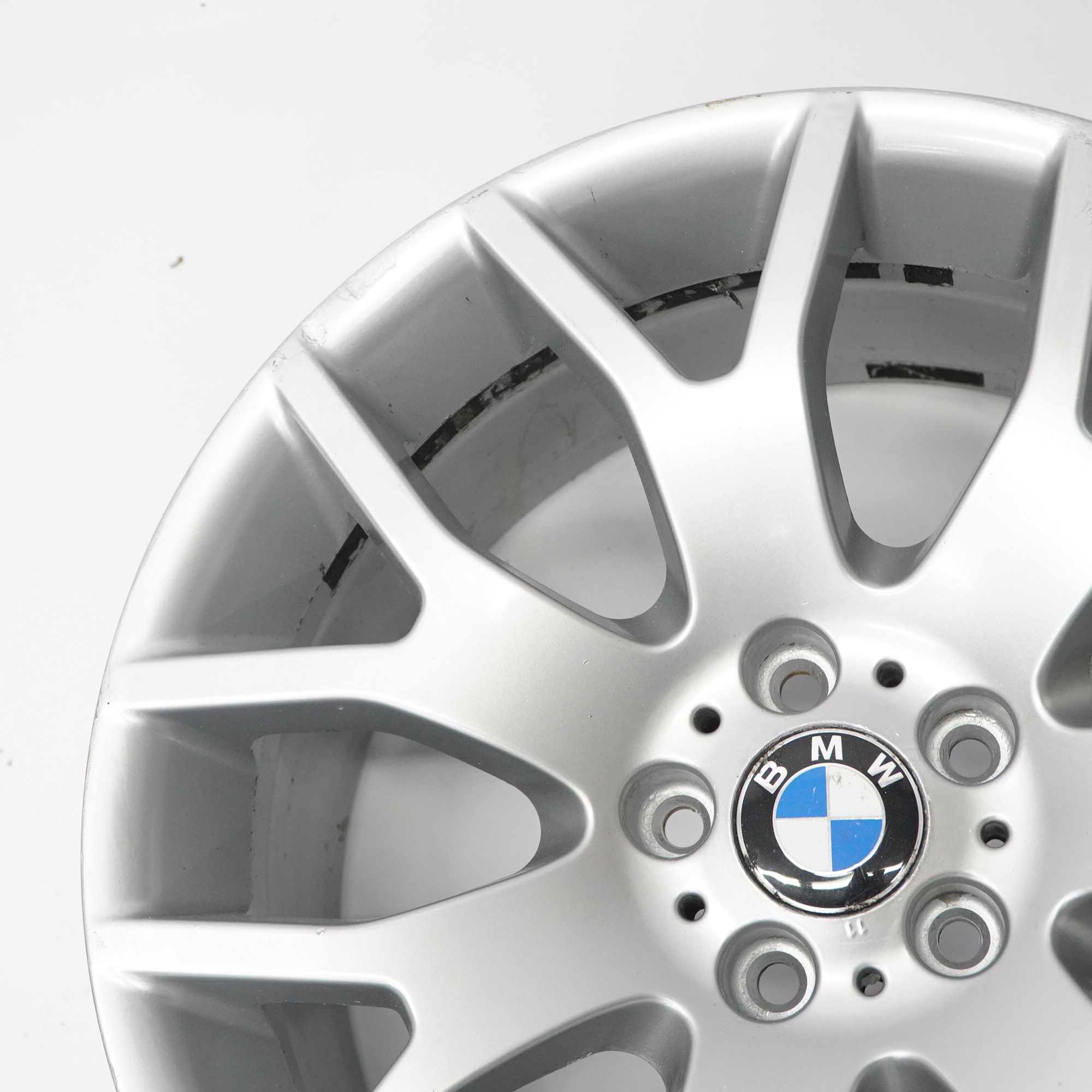 BMW X5 E70 Silver Front Wheel Alloy Rim 20" Cross Spoke 177 10J ET:40 6774398