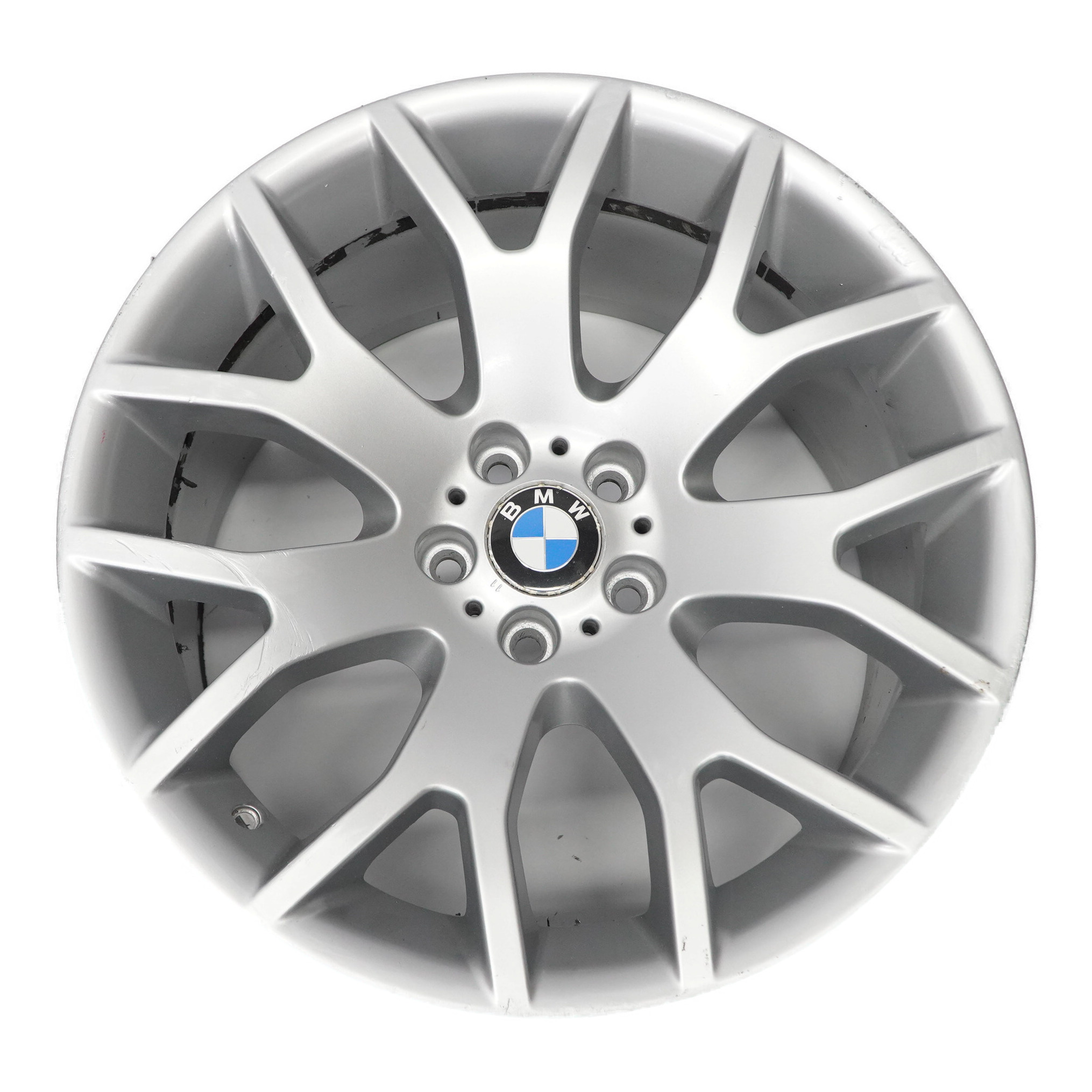 BMW X5 E70 Silver Rear Wheel Alloy Rim 20" Cross Spoke 177 11J ET:37 6774399