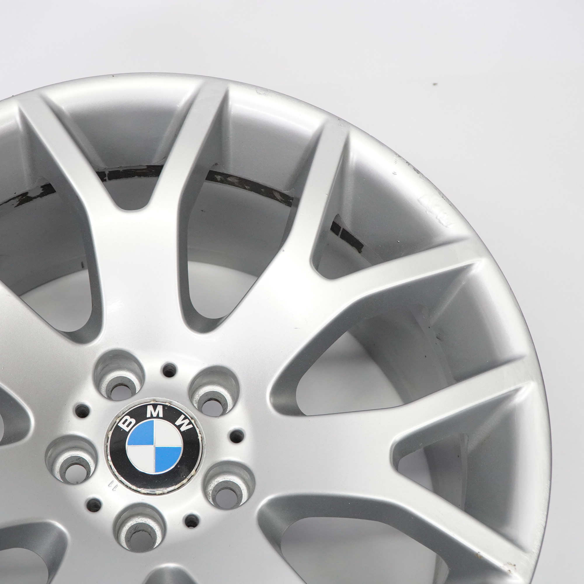 BMW X5 E70 Silver Rear Wheel Alloy Rim 20" Cross Spoke 177 11J ET:37 6774399