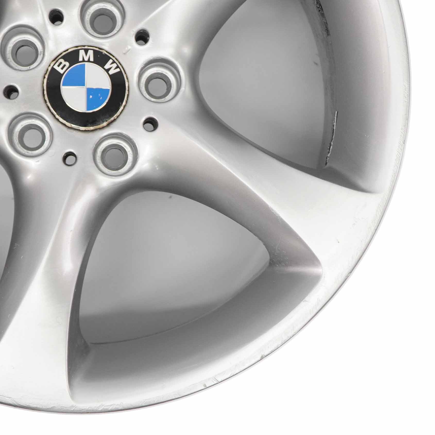 BMW E90 E91 E92 E93 Front Silver Wheel Alloy Rim 19" 8J ET:37 Star Spoke 230