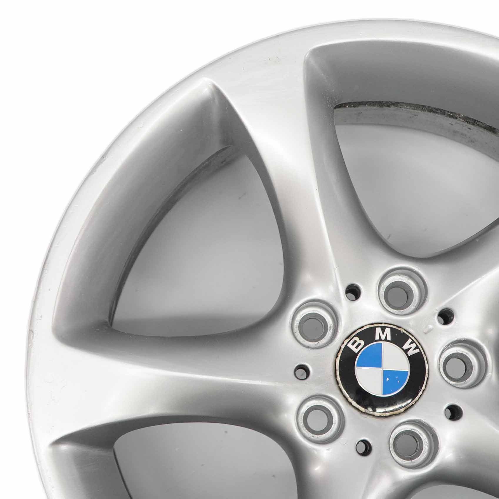 BMW E90 E91 E92 E93 Front Silver Wheel Alloy Rim 19" 8J ET:37 Star Spoke 230