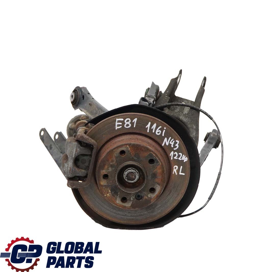 BMW 1 Series E81 116i 2.0 N43 Rear Left N/S Suspension Leg Axle Brake Disc