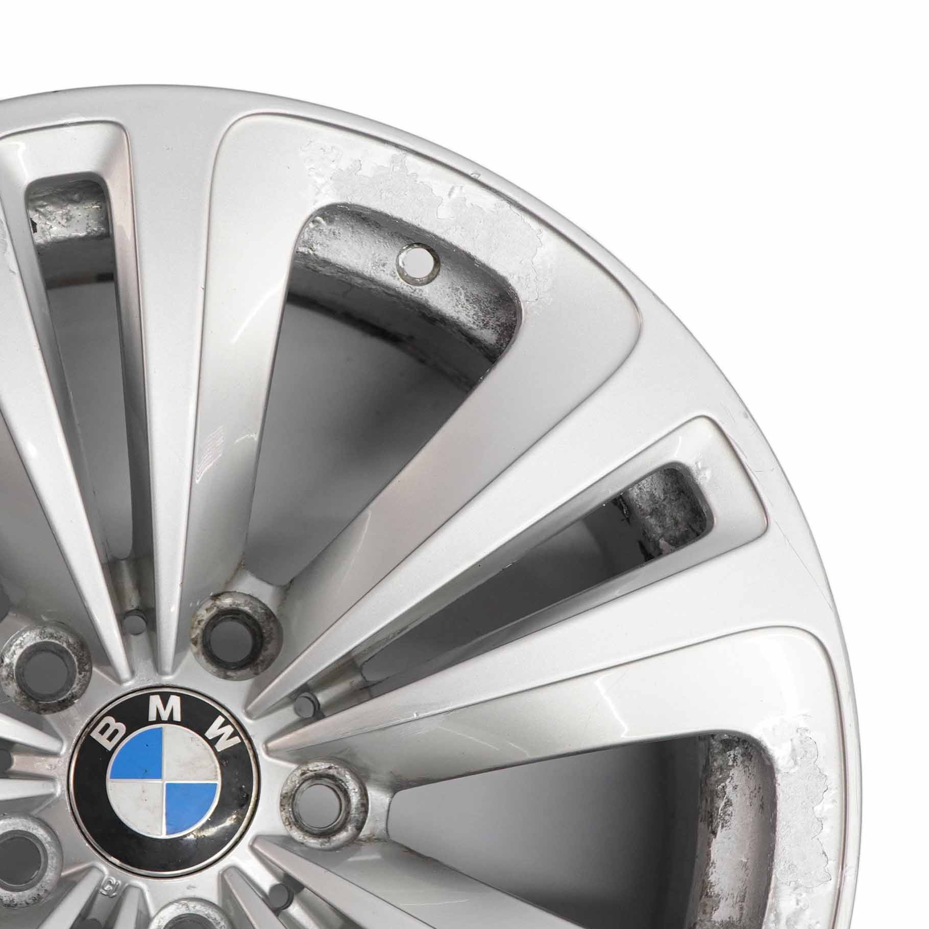 Wheel Rim BMW F01 F07 F12 Silver Alloy 18" Dual Spoke 234 8J ET:30 6775403