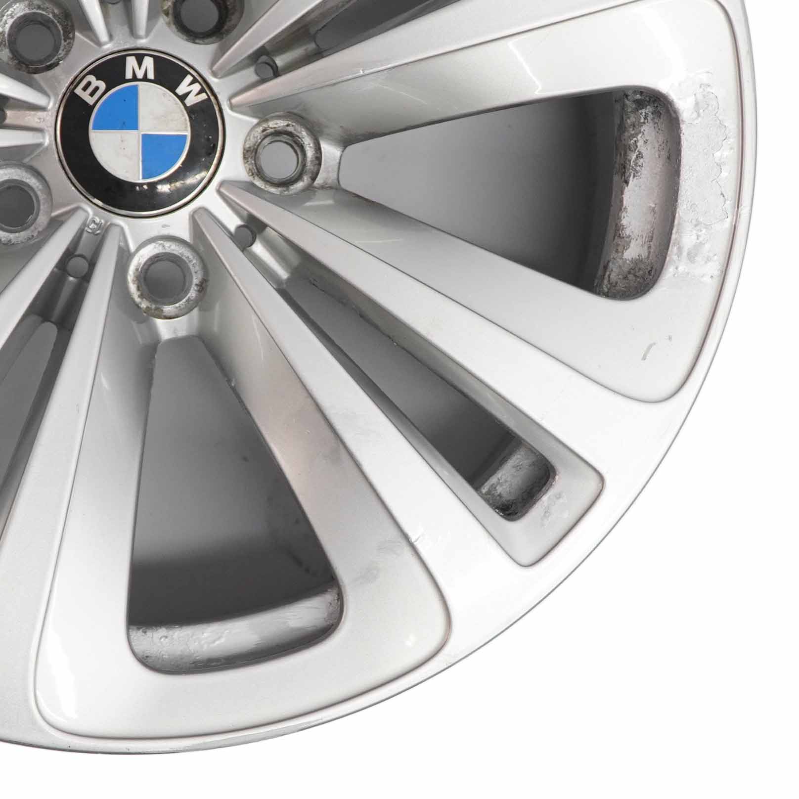 Wheel Rim BMW F01 F07 F12 Silver Alloy 18" Dual Spoke 234 8J ET:30 6775403