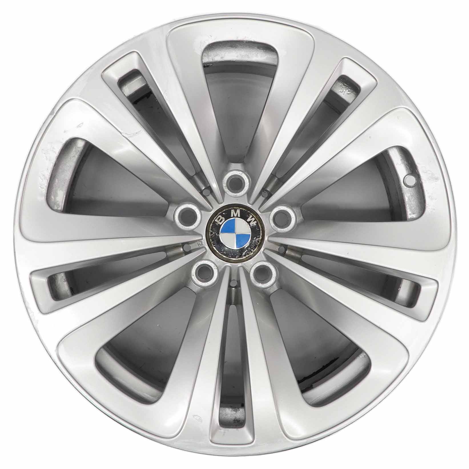 Wheel Rim BMW F01 F07 F12 Silver Alloy 18" Dual Spoke 234 8J ET:30 6775403