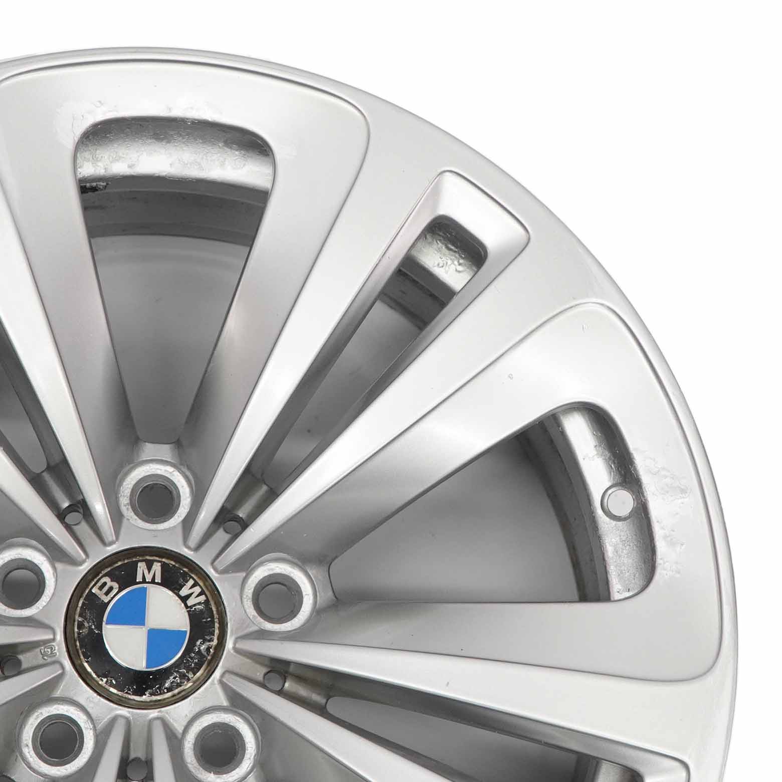 Wheel Rim BMW F01 F07 F12 Silver Alloy 18" Dual Spoke 234 8J ET:30 6775403