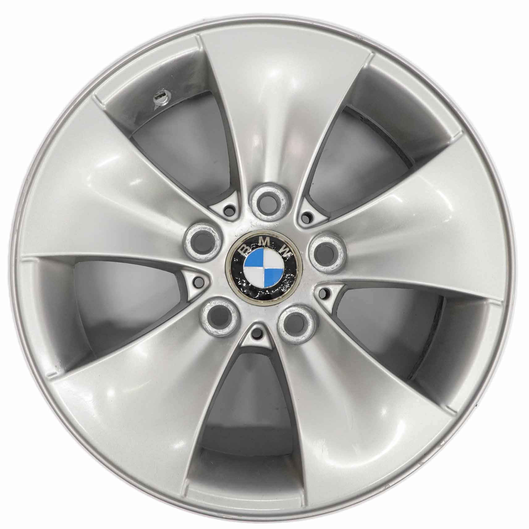 BMW E90 E91 Silver Alloy Wheel Rim 16" 7J ET:34 M Spider Spoke 155 6775594