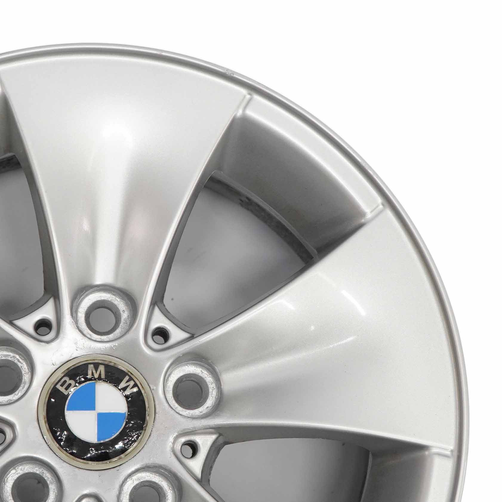 BMW E90 E91 Silver Alloy Wheel Rim 16" 7J ET:34 M Spider Spoke 155 6775594