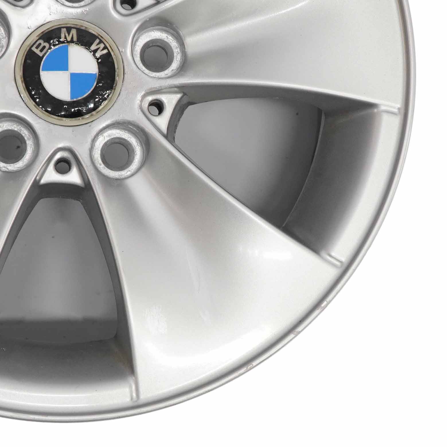 BMW E90 E91 Silver Alloy Wheel Rim 16" 7J ET:34 M Spider Spoke 155 6775594