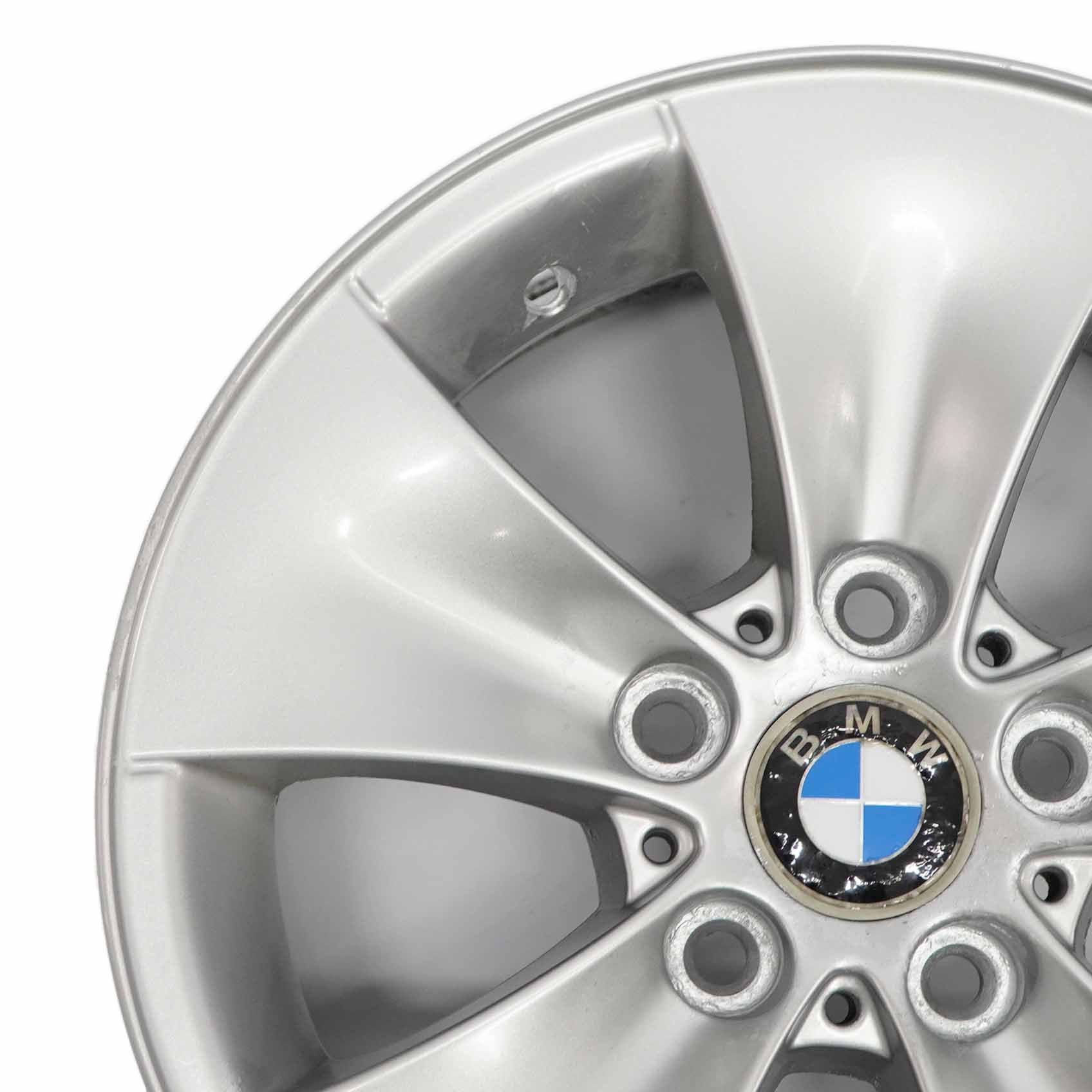 BMW E90 E91 Silver Alloy Wheel Rim 16" 7J ET:34 M Spider Spoke 155 6775594