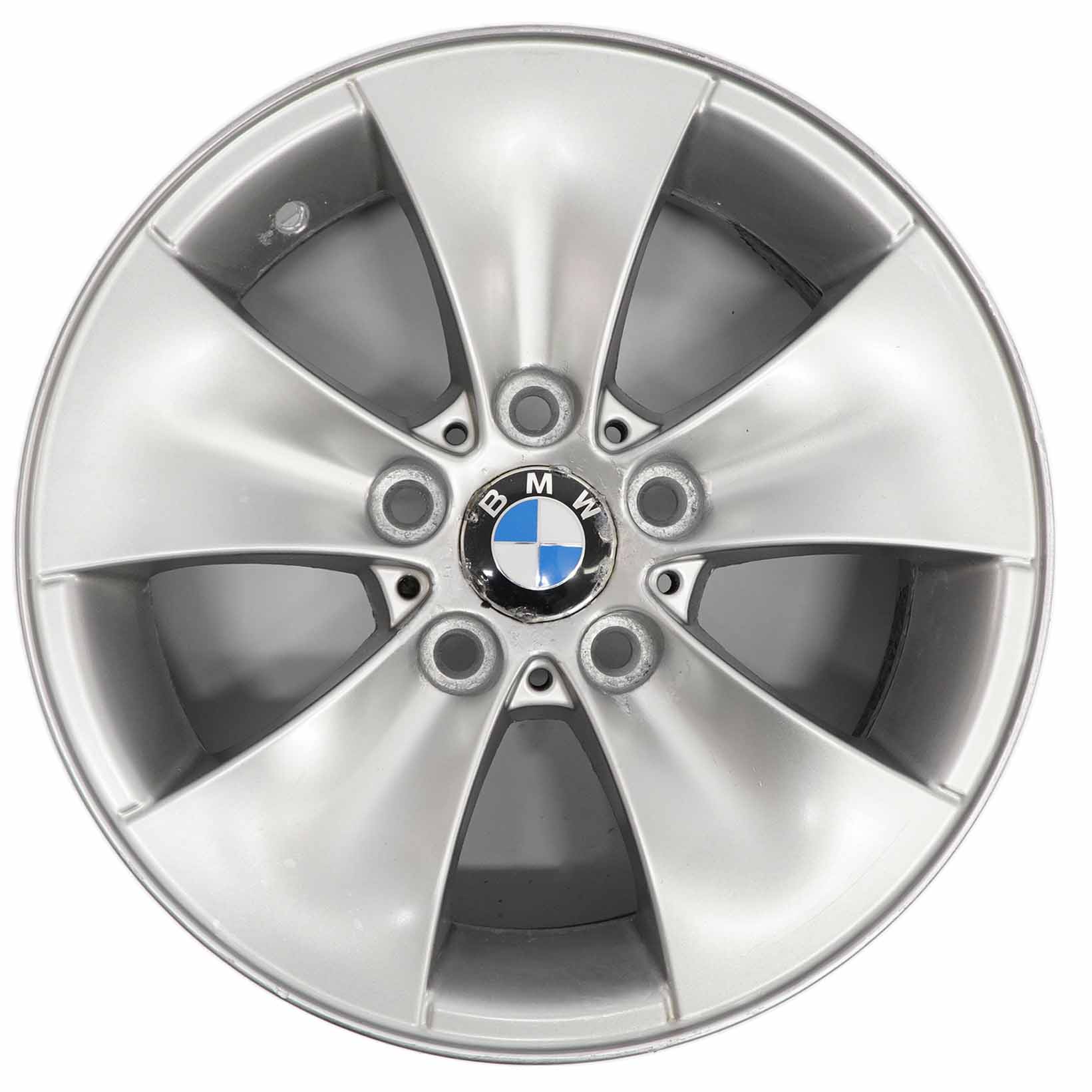 BMW E90 E91 Silver Alloy Wheel Rim 16" 7J ET:34 M Spider Spoke 155 6775594