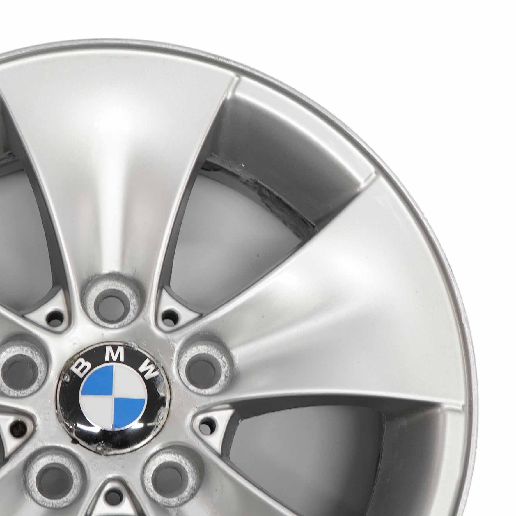 BMW E90 E91 Silver Alloy Wheel Rim 16" 7J ET:34 M Spider Spoke 155 6775594