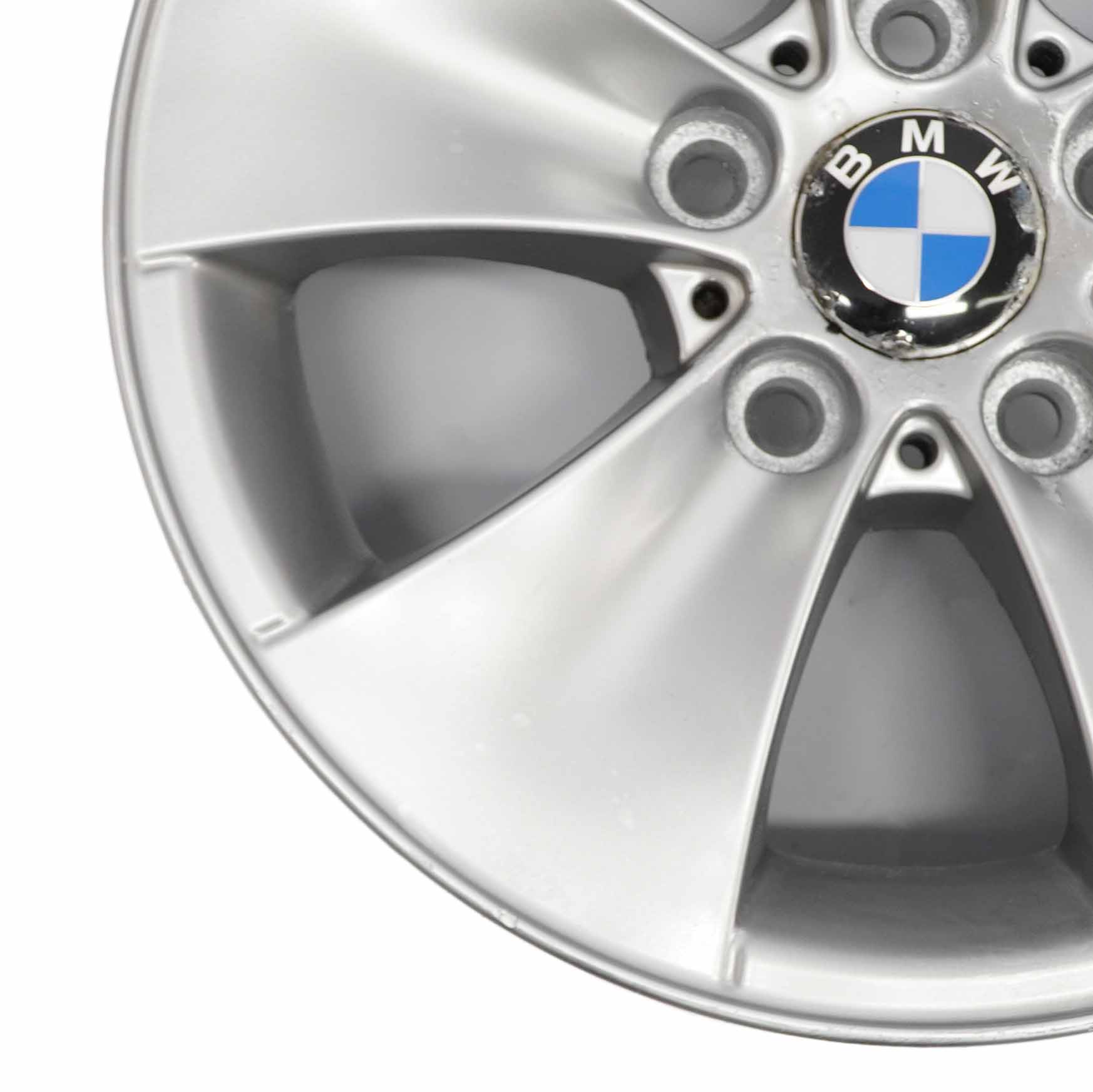 BMW E90 E91 Silver Alloy Wheel Rim 16" 7J ET:34 M Spider Spoke 155 6775594