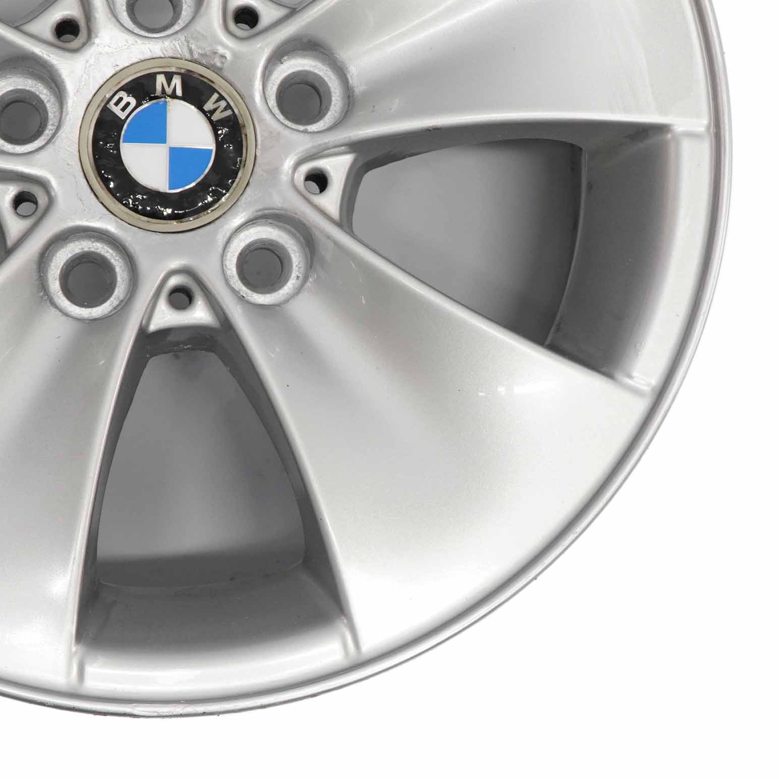 BMW E90 E91 Silver Alloy Wheel Rim 16" 7J ET:34 M Spider Spoke 155 6775594