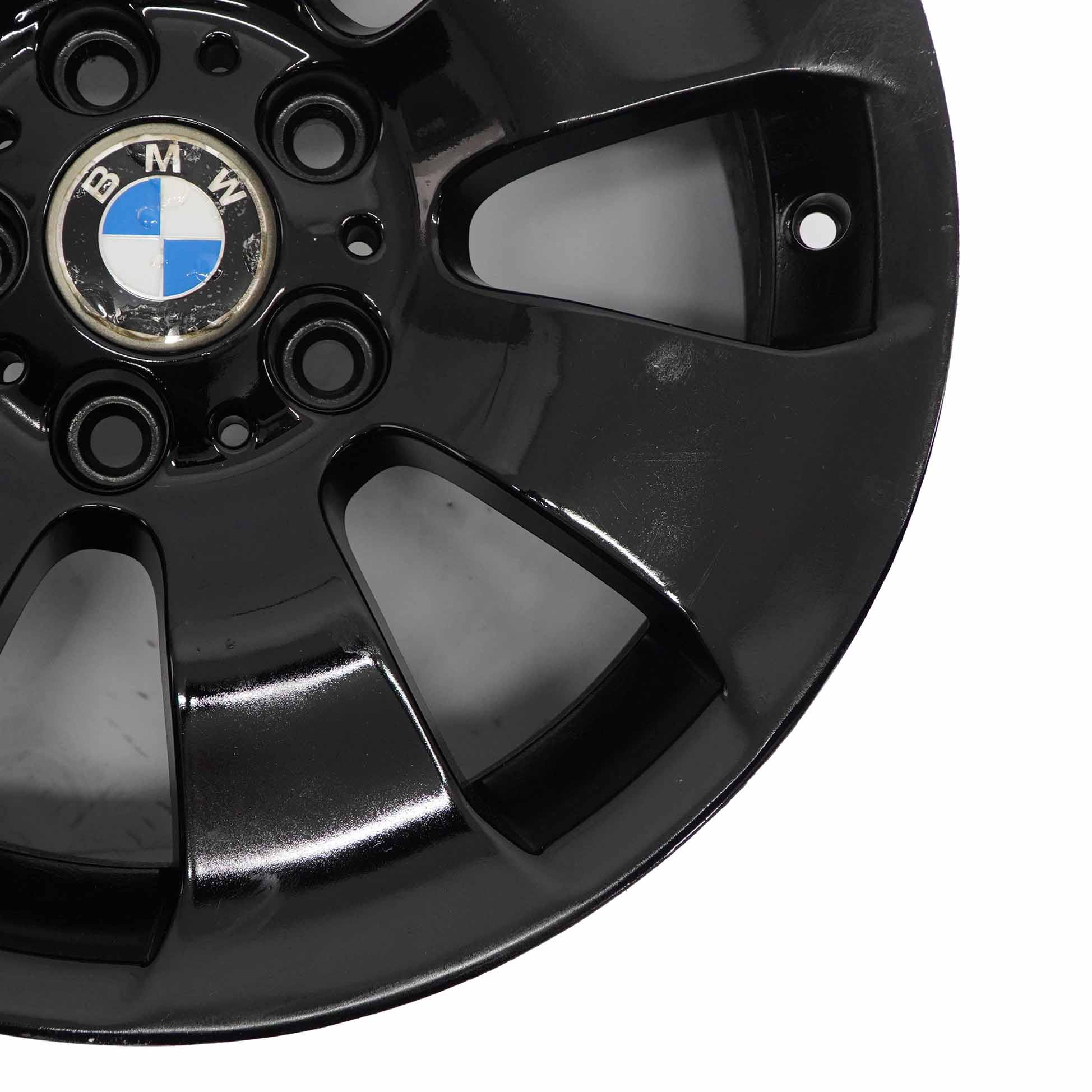 BMW E90 E91 E92 Black Wheel Alloy Rim Spider Spoke 158 17" 8J ET:34 6775596