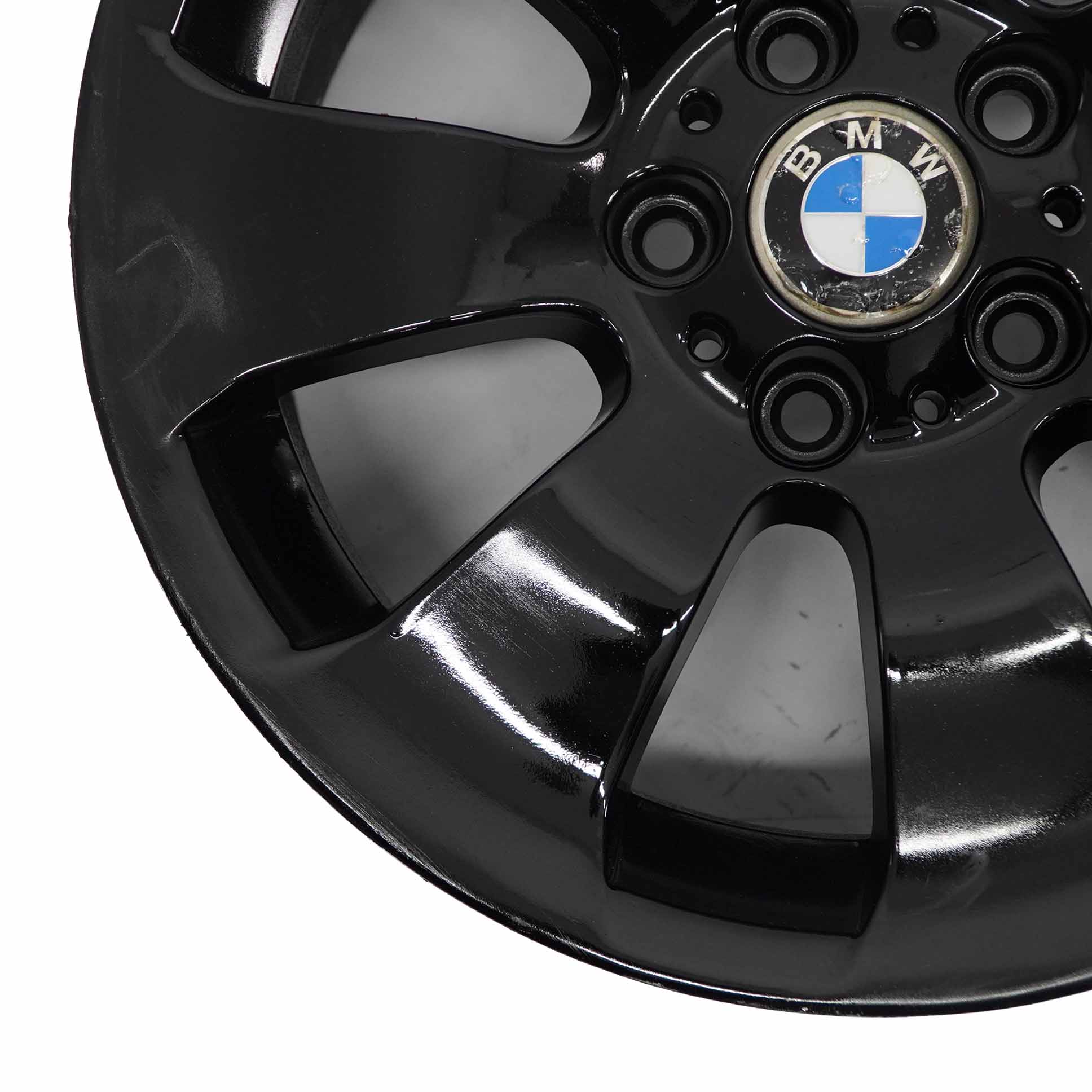 BMW E90 E91 E92 Black Wheel Alloy Rim Spider Spoke 158 17" 8J ET:34 6775596