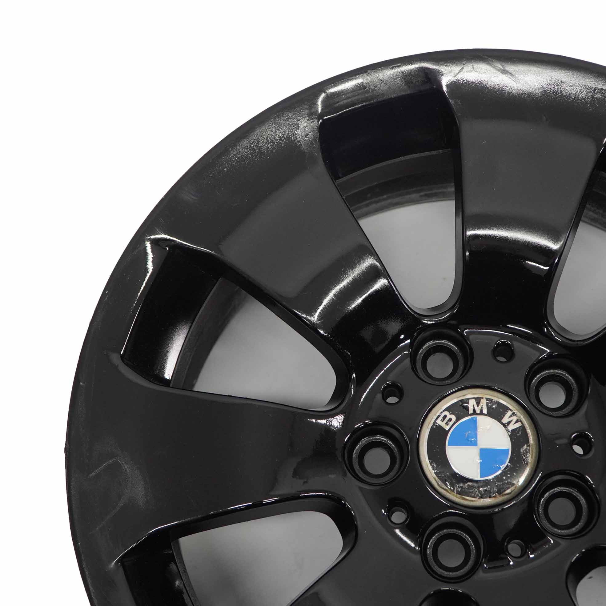 BMW E90 E91 E92 Black Wheel Alloy Rim Spider Spoke 158 17" 8J ET:34 6775596