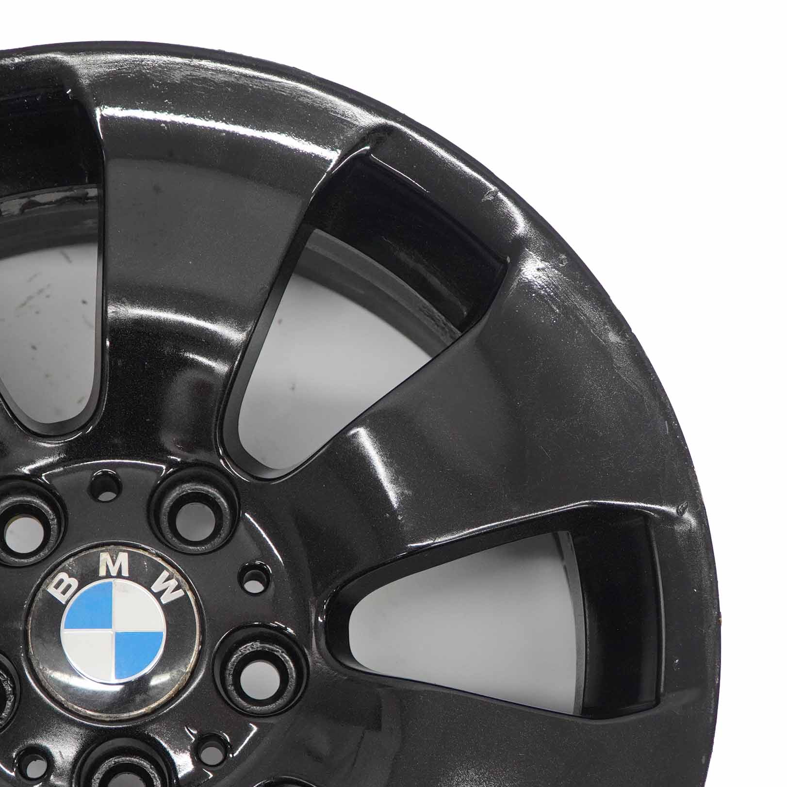 BMW E90 E91 E92 Black Wheel Alloy Rim Spider Spoke 158 17" 8J ET:34 6775596