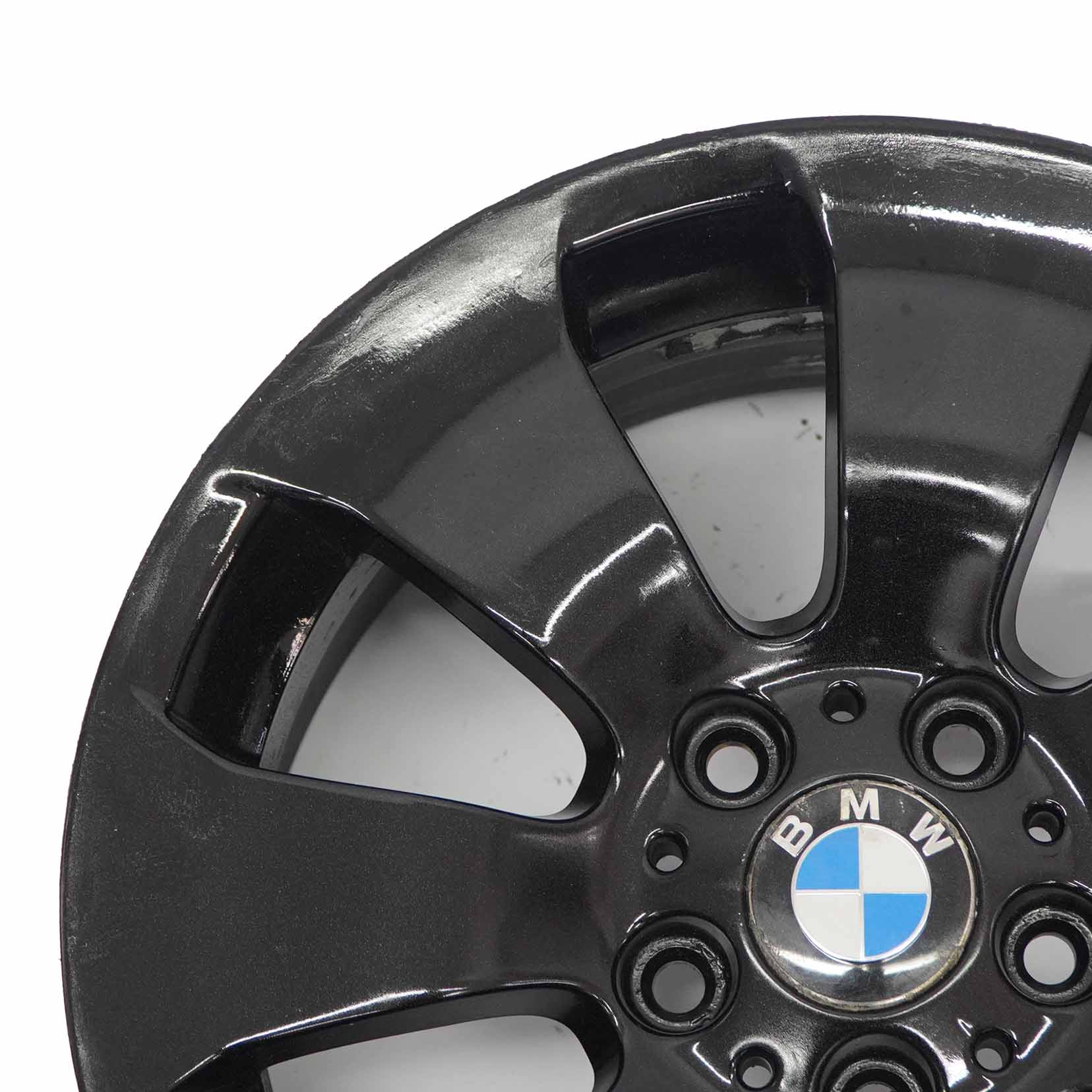 BMW E90 E91 E92 Black Wheel Alloy Rim Spider Spoke 158 17" 8J ET:34 6775596