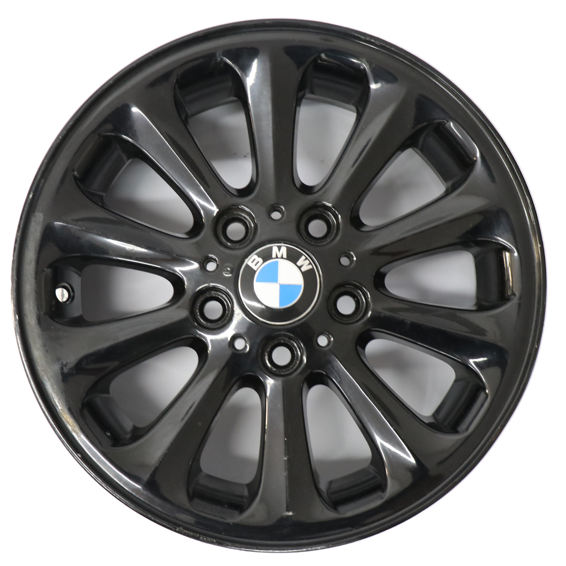 BMW E81 E82 E87 E88 Black Alloy Wheel Rim 16" Spider Spoke 139 6,5J 6775618