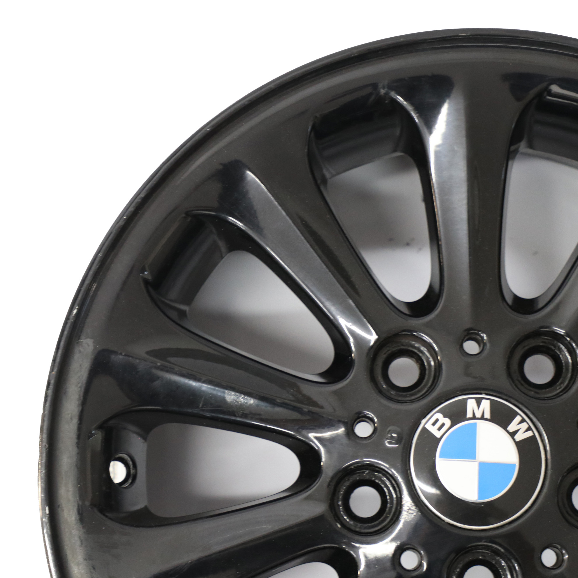 BMW E81 E82 E87 E88 Black Alloy Wheel Rim 16" Spider Spoke 139 6,5J 6775618