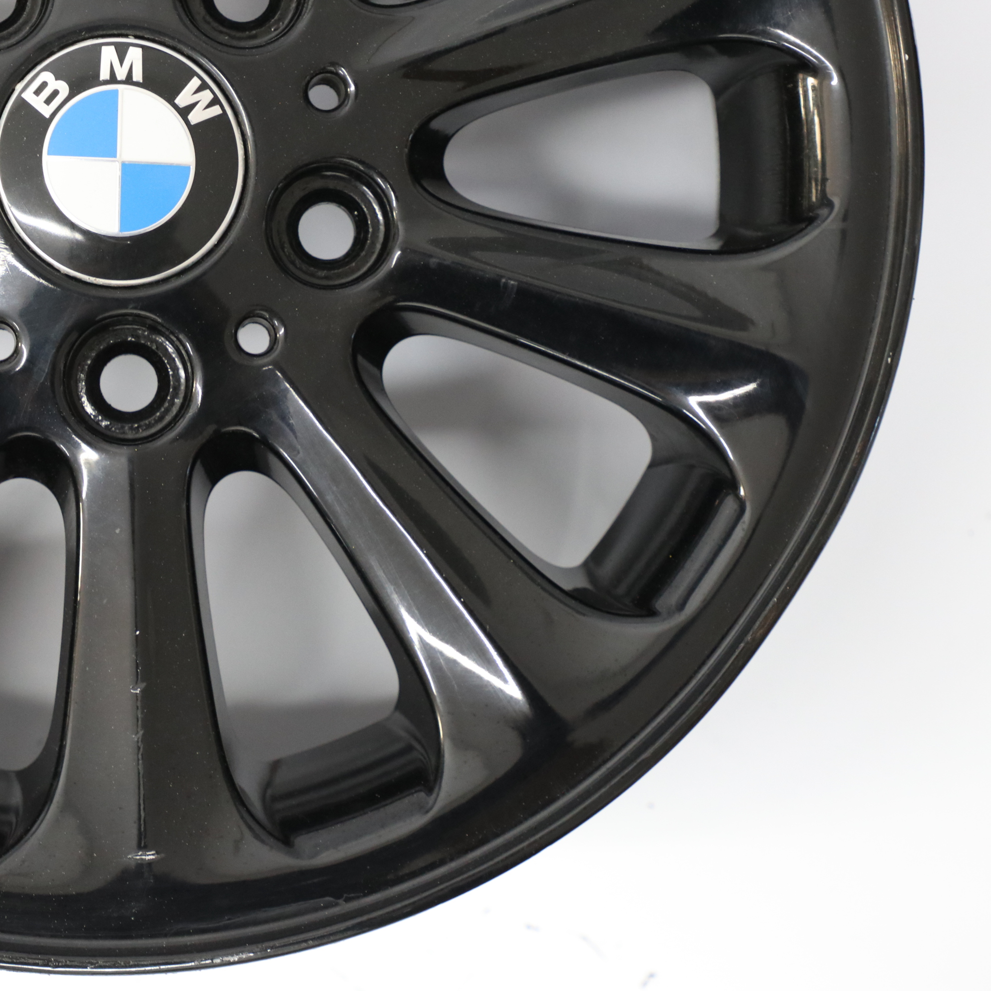 BMW E81 E82 E87 E88 Black Alloy Wheel Rim 16" Spider Spoke 139 6,5J 6775618