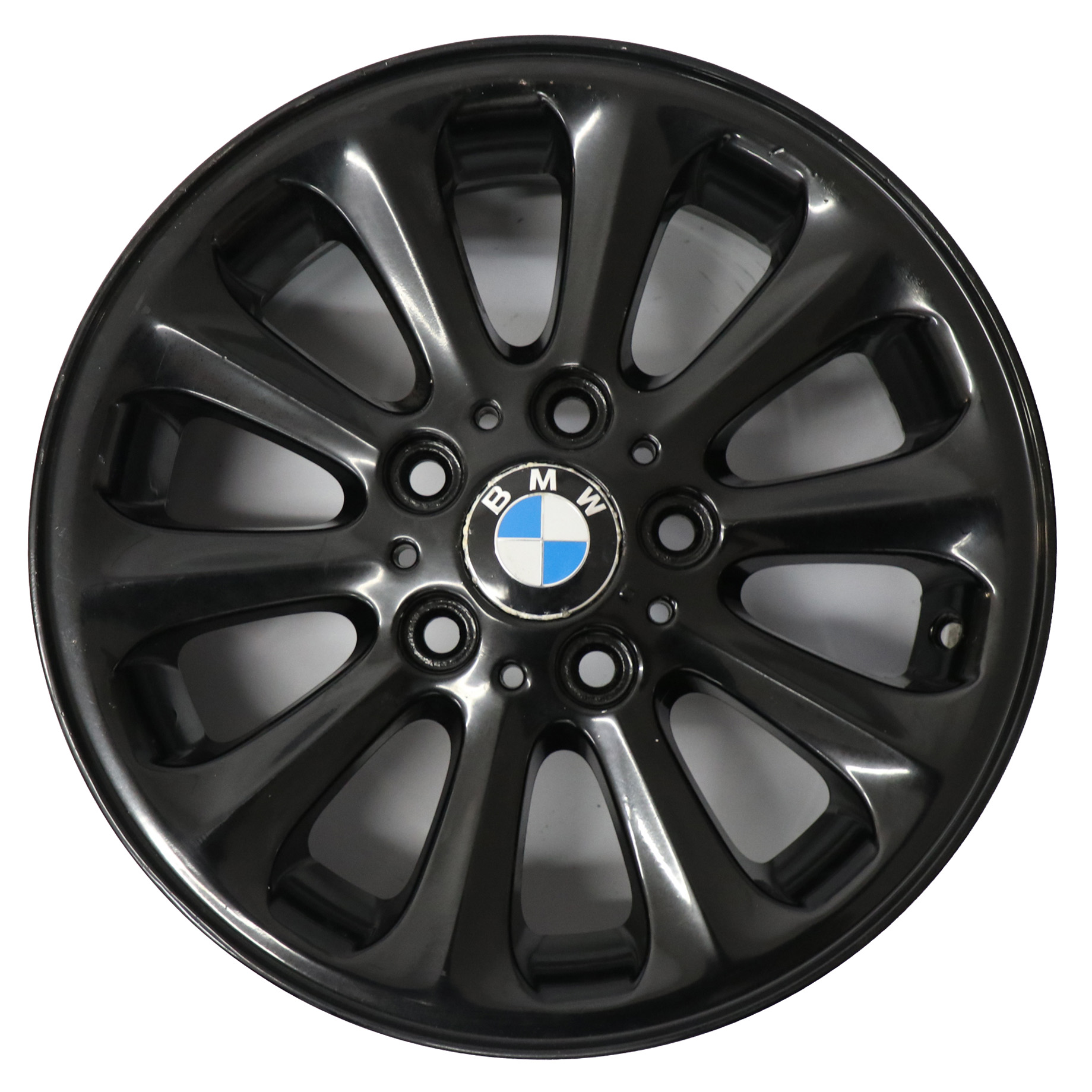 BMW E81 E82 E87 E88 Black Alloy Wheel Rim 16" Spider Spoke 139 6,5J 6775618