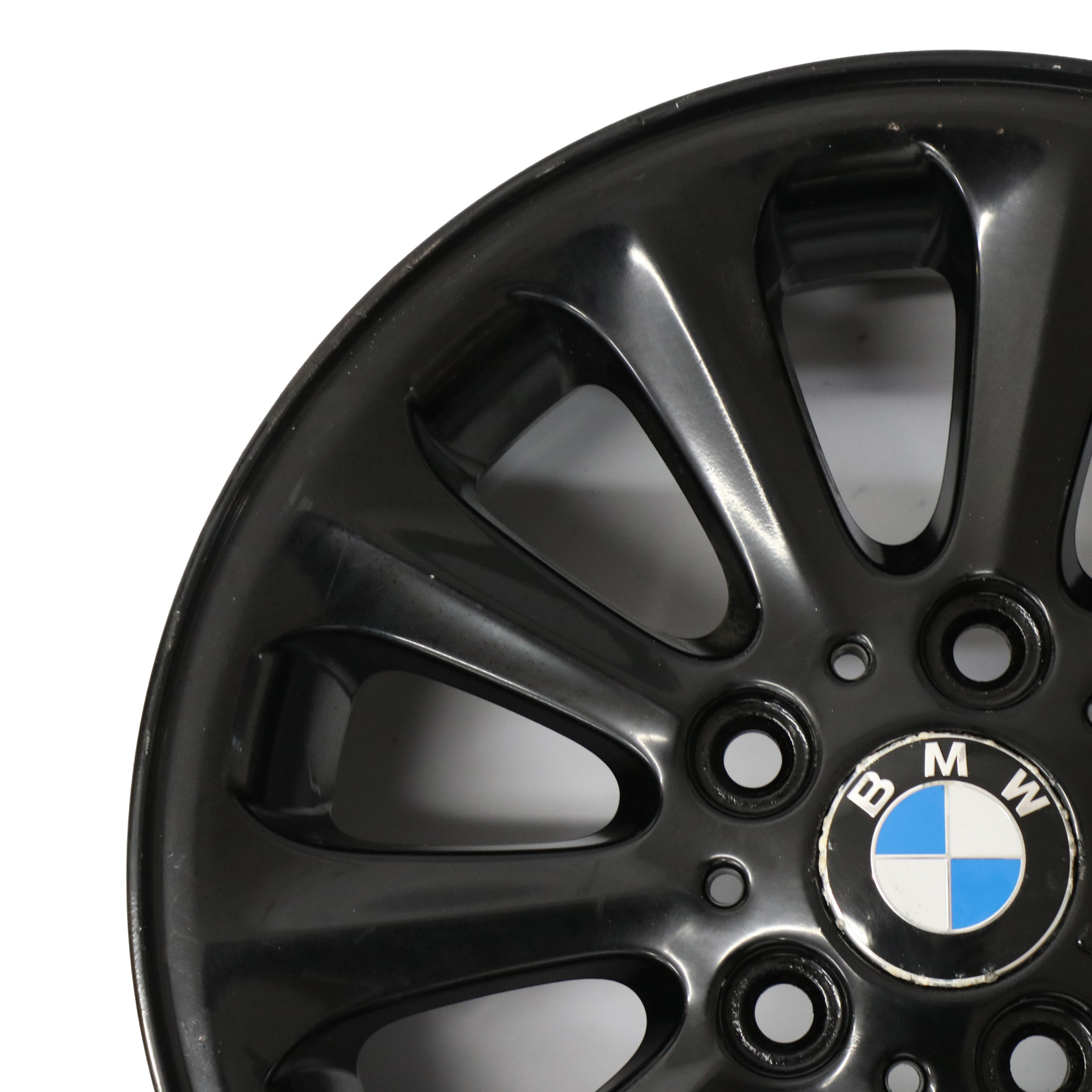 BMW E81 E82 E87 E88 Black Alloy Wheel Rim 16" Spider Spoke 139 6,5J 6775618