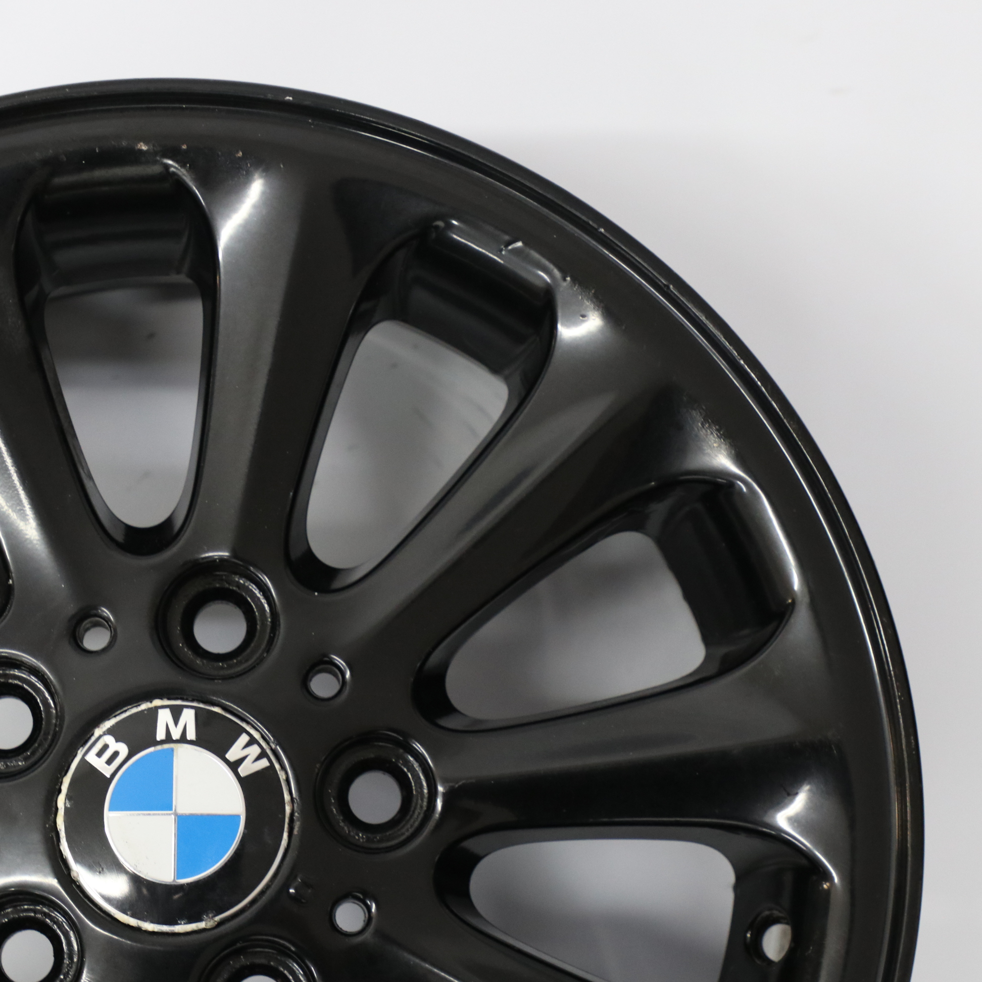 BMW E81 E82 E87 E88 Black Alloy Wheel Rim 16" Spider Spoke 139 6,5J 6775618