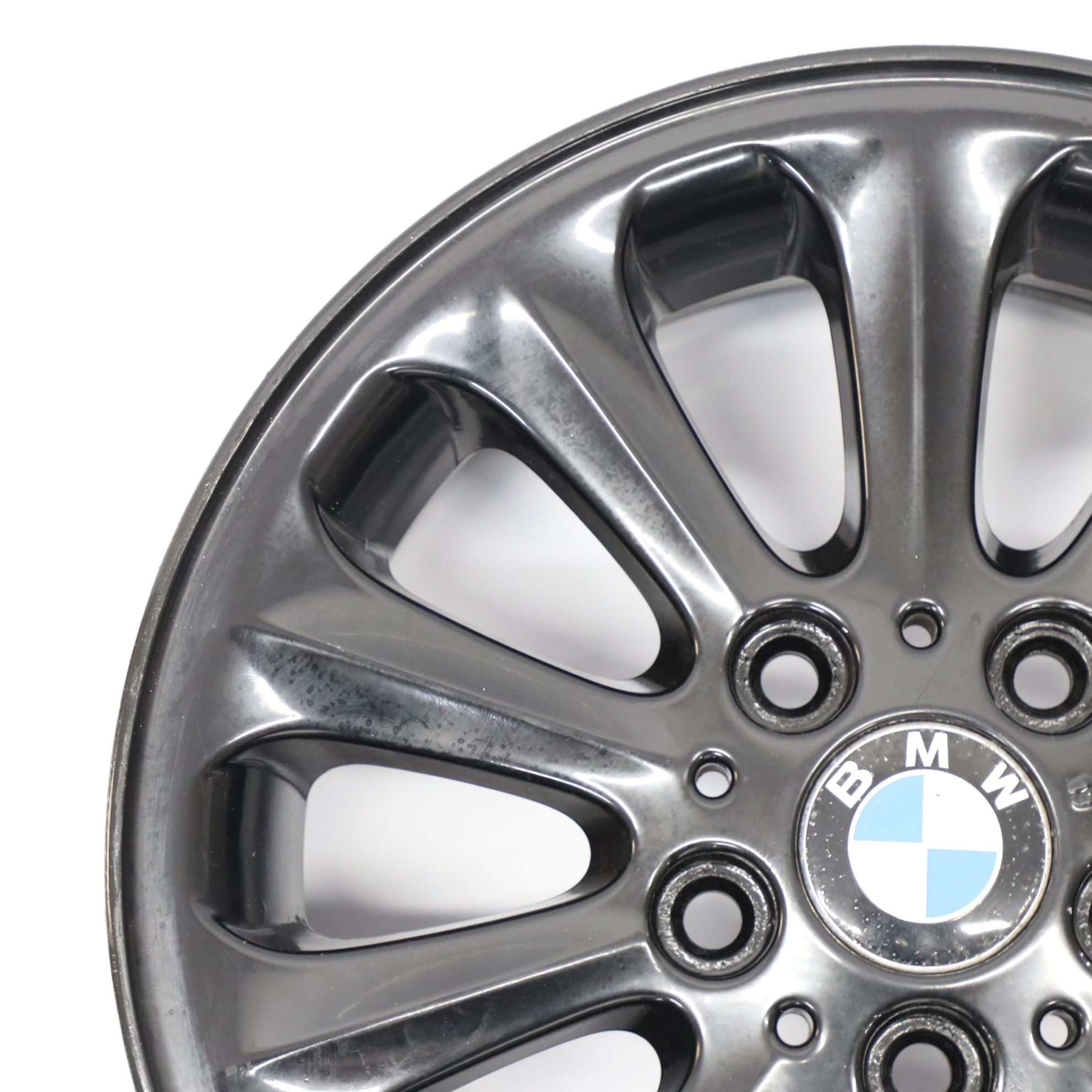 BMW E81 E82 E87 E88 Black Alloy Wheel Rim 16" Spider Spoke 139 6,5J 6775618