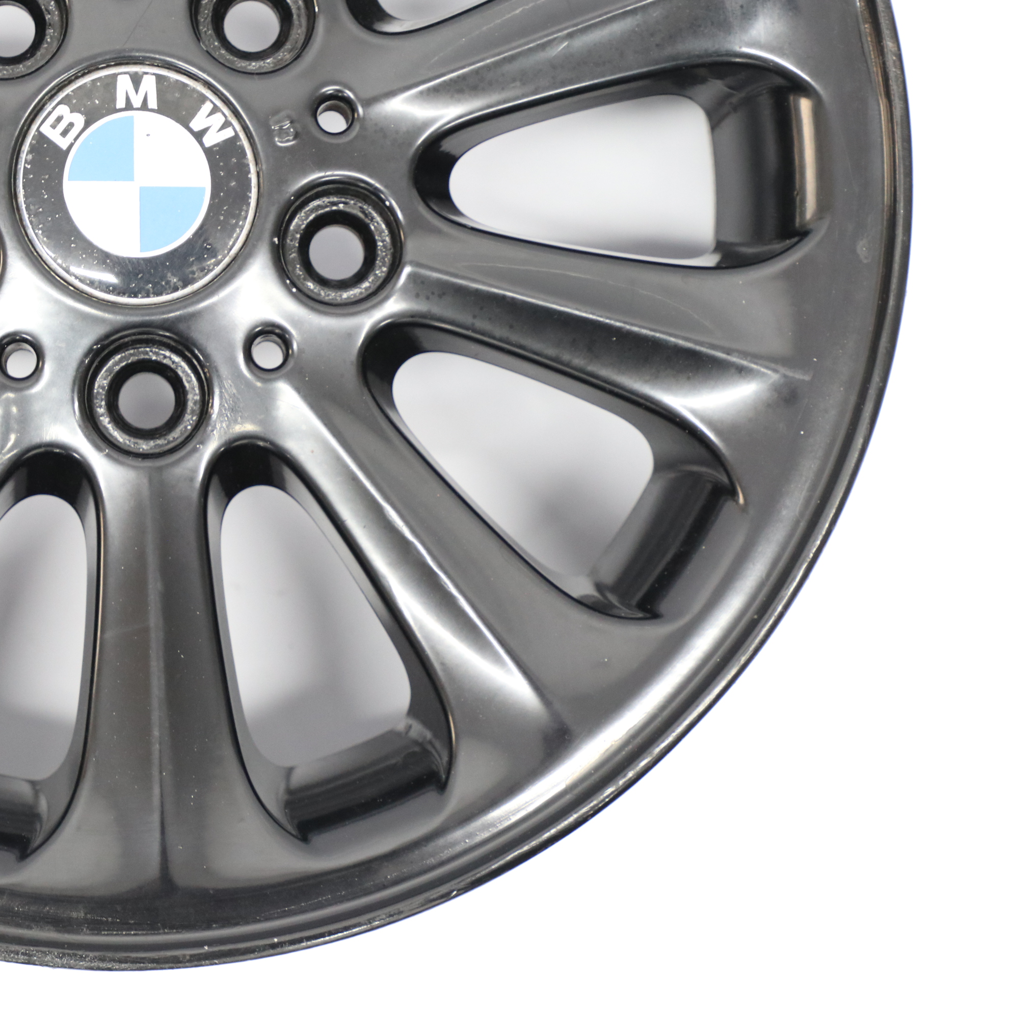 BMW E81 E82 E87 E88 Black Alloy Wheel Rim 16" Spider Spoke 139 6,5J 6775618