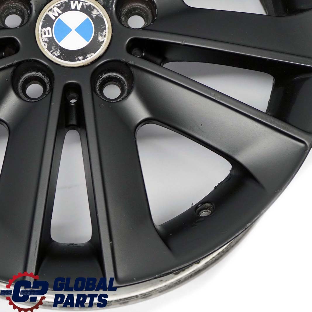 BMW E81 E82 E87 Black Wheel Alloy Rim 17" V-Spoke 141 ET:47 7J 6762888 6775621