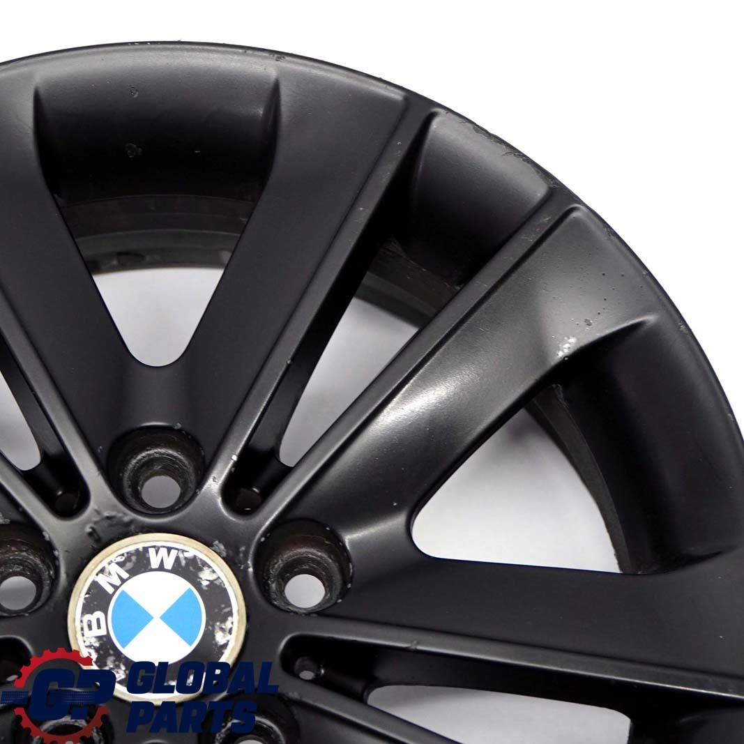 BMW E81 E82 E87 Black Wheel Alloy Rim 17" V-Spoke 141 ET:47 7J 6762888 6775621