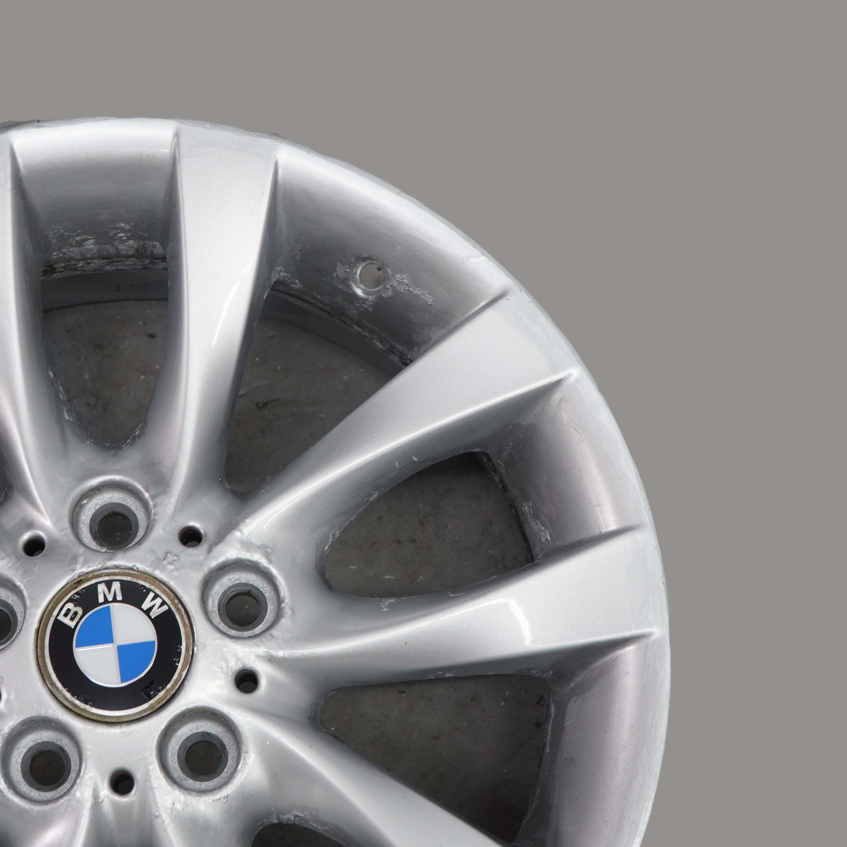 BMW E87 LCI Silver Light Alloy Wheel Rim 18" M V-Spoke 217 7,5J ET:49 6775634