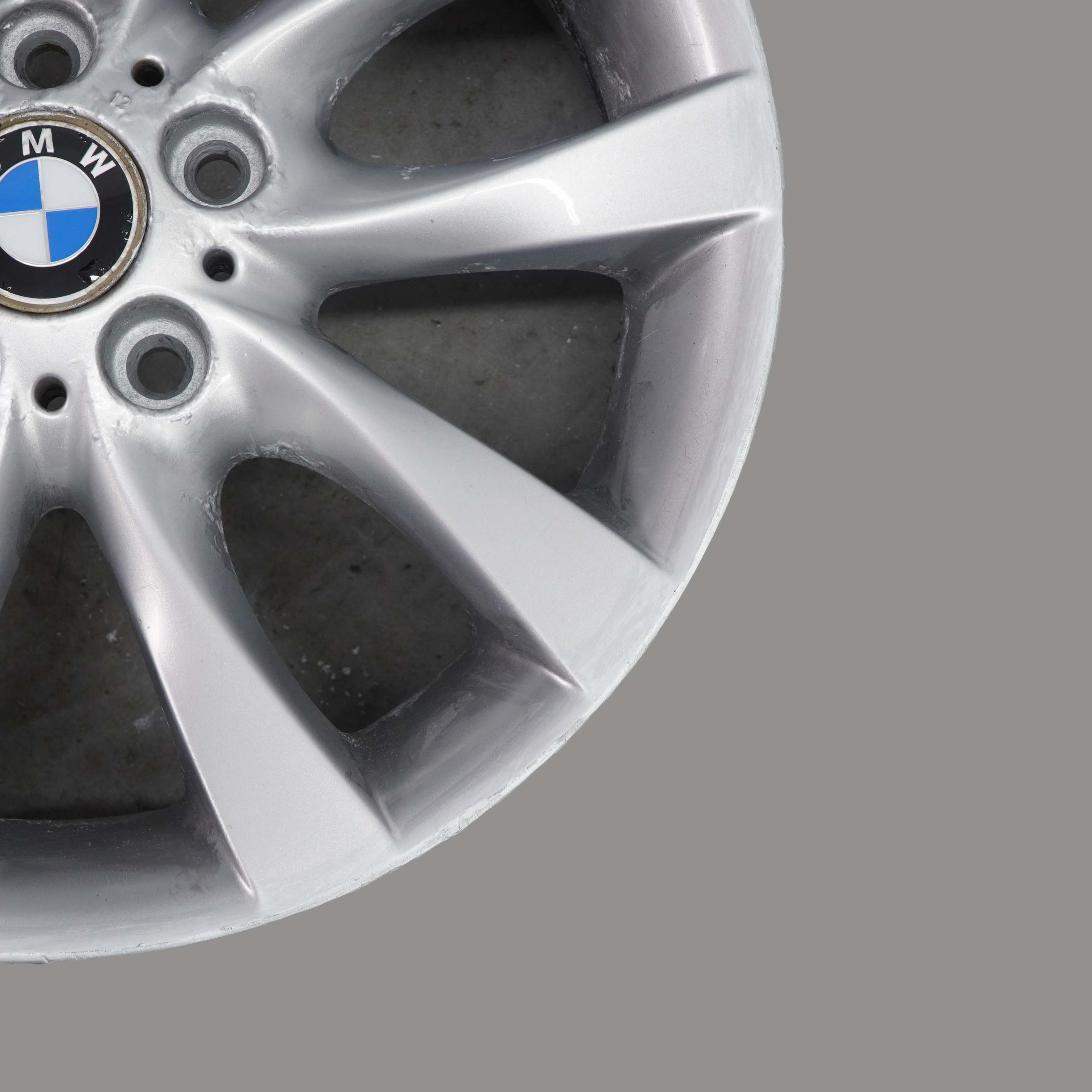 BMW E87 LCI Silver Light Alloy Wheel Rim 18" M V-Spoke 217 7,5J ET:49 6775634