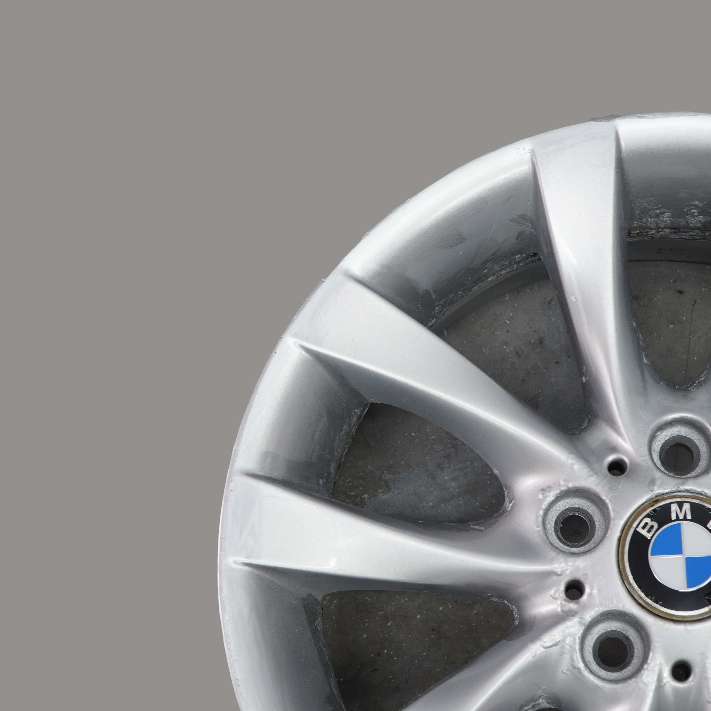 BMW E87 LCI Silver Light Alloy Wheel Rim 18" M V-Spoke 217 7,5J ET:49 6775634