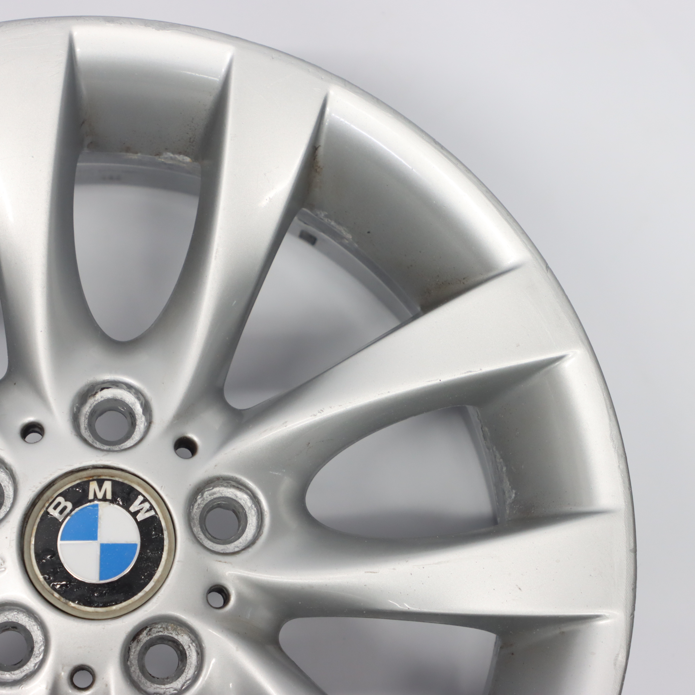 BMW E87 LCI Silver Light Alloy Wheel Rim 18" M V-Spoke 217 7,5J ET:49 6775634