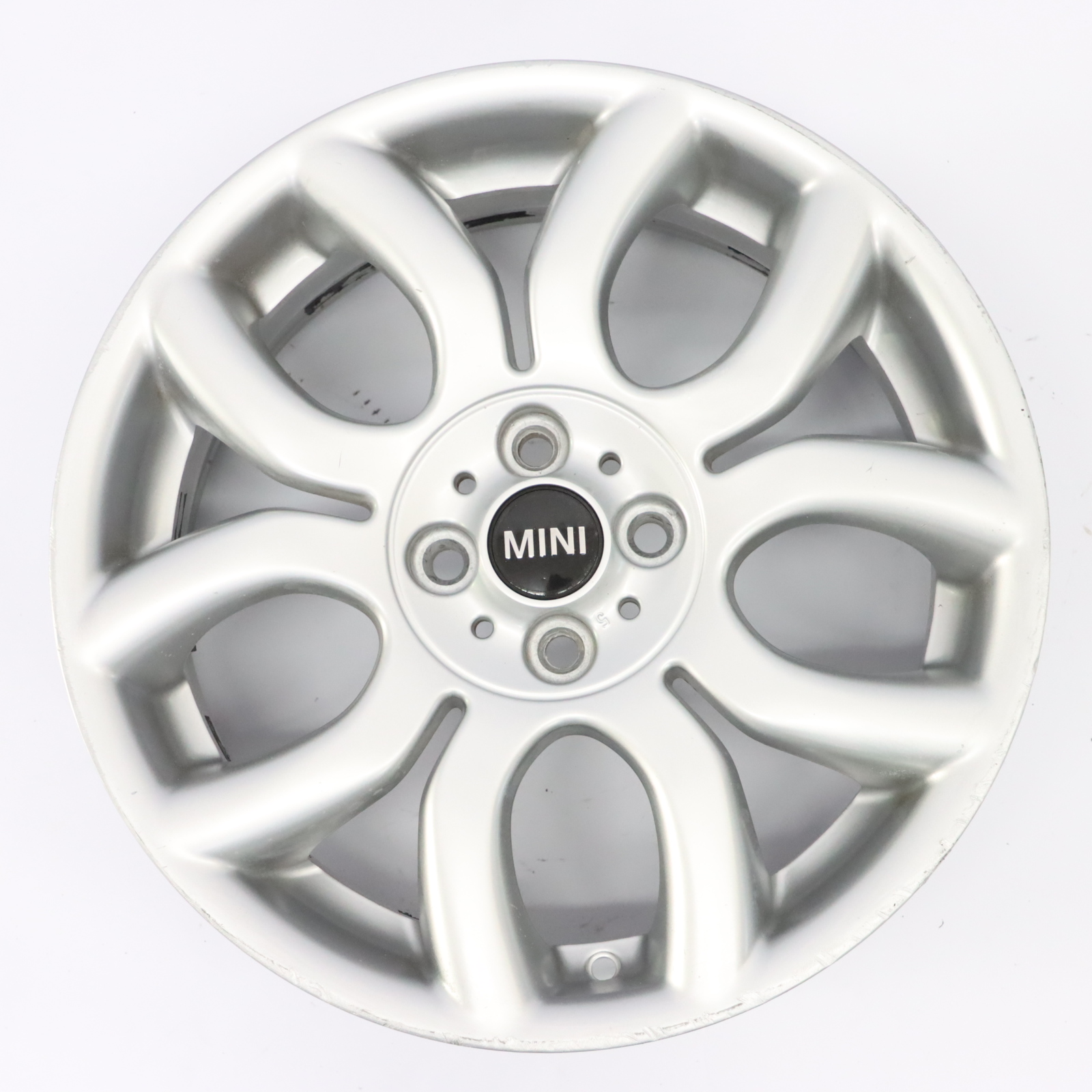 Mini Cooper One R50 R55 R56 R57 Silver Wheel Alloy Rim 17" 7J Flame Spoke 97