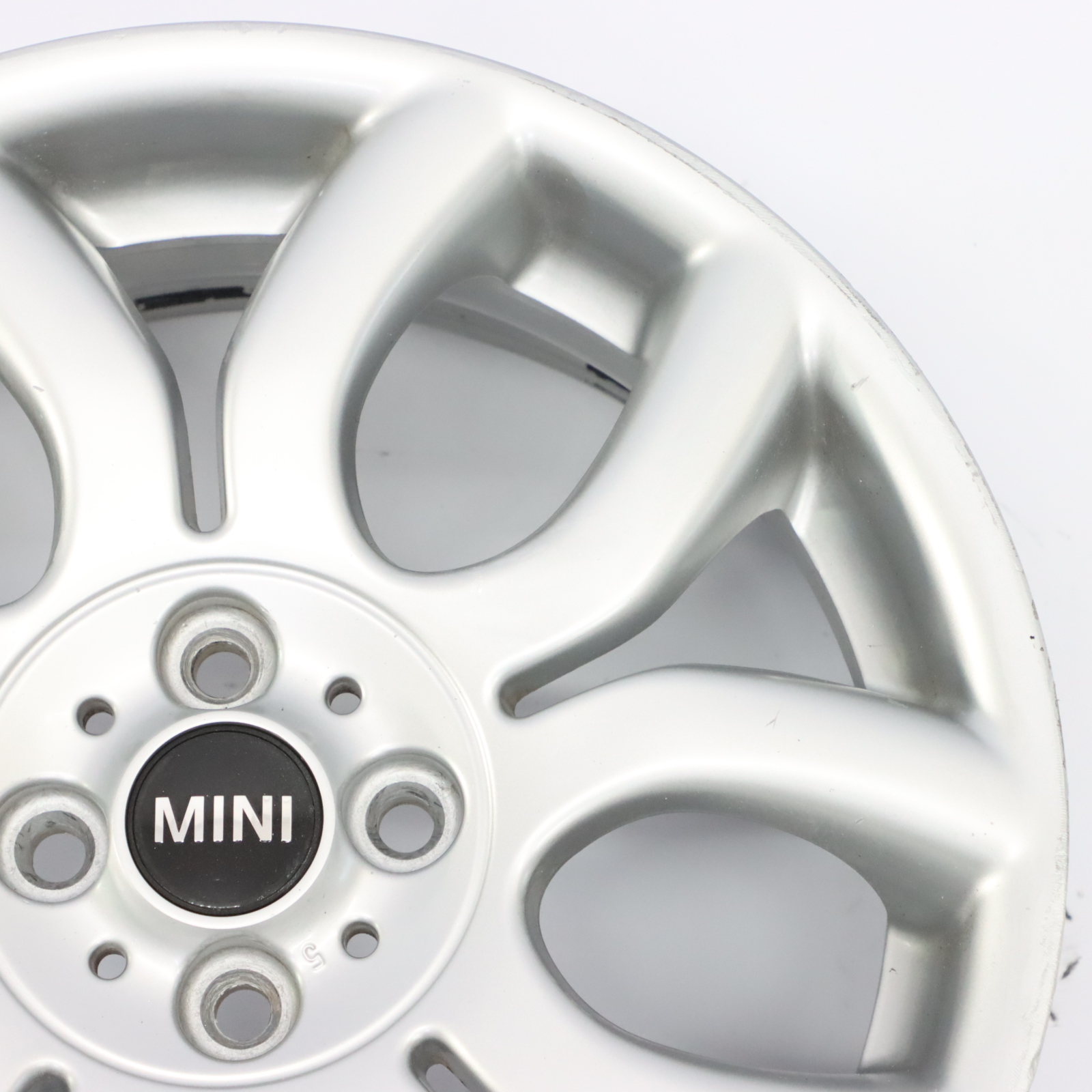 Mini Cooper One R50 R55 R56 R57 Silver Wheel Alloy Rim 17" 7J Flame Spoke 97