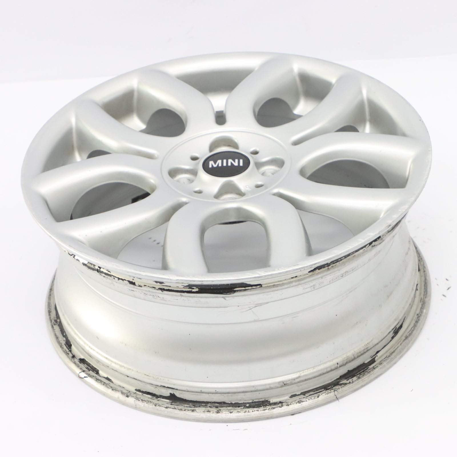 Mini Cooper One R50 R55 R56 R57 Silver Wheel Alloy Rim 17" 7J Flame Spoke 97