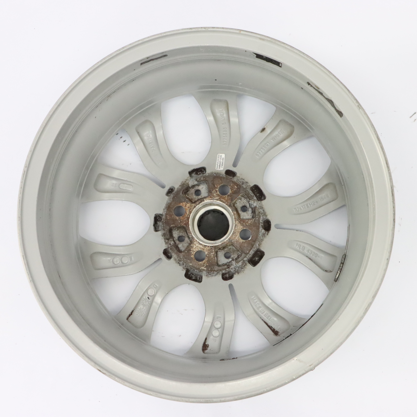 Mini Cooper One R50 R55 R56 R57 Silver Wheel Alloy Rim 17" 7J Flame Spoke 97