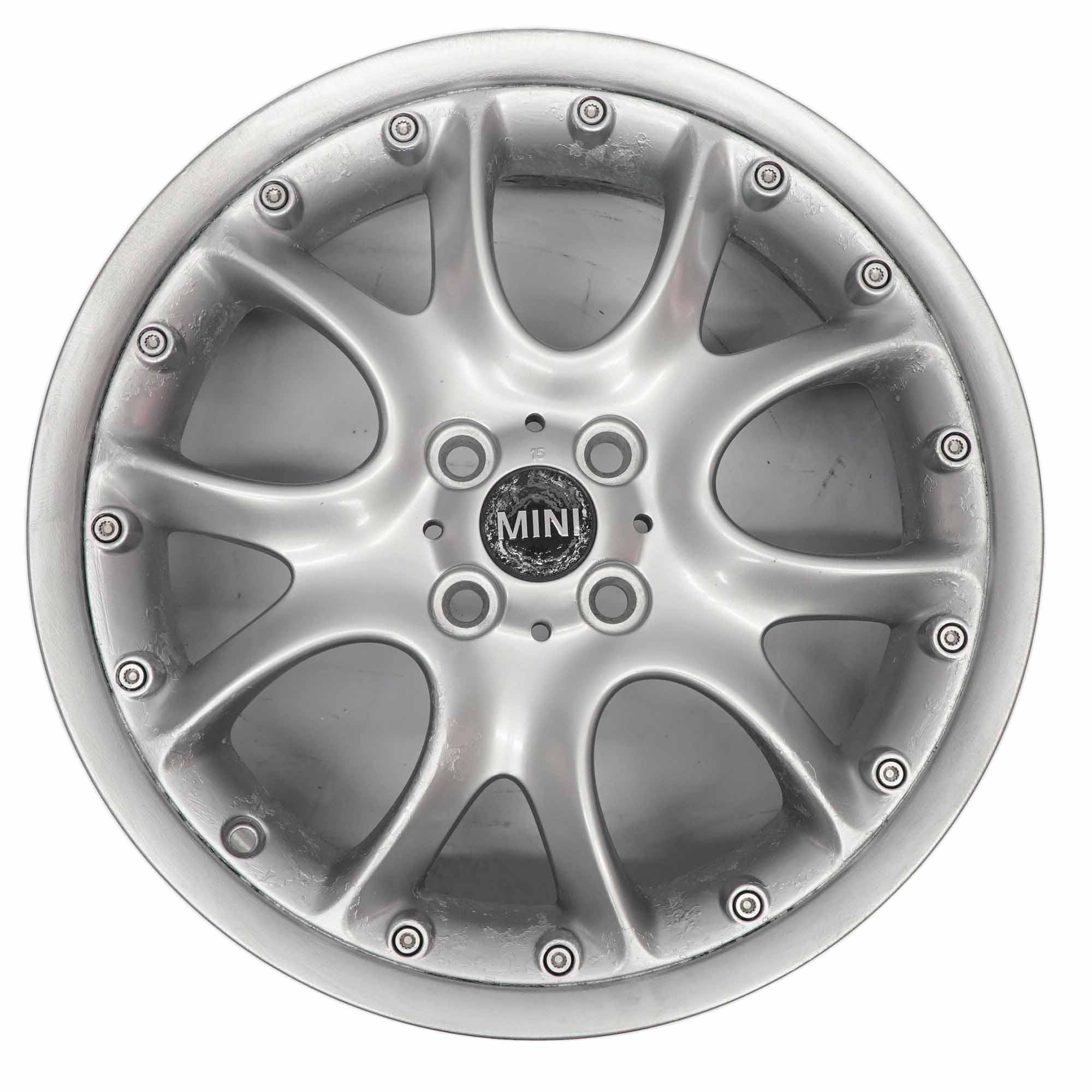 Mini Cooper R50 R56 Silver Wheel Alloy Rim 17" 7J  ET:48 Web Cross Spoke 98