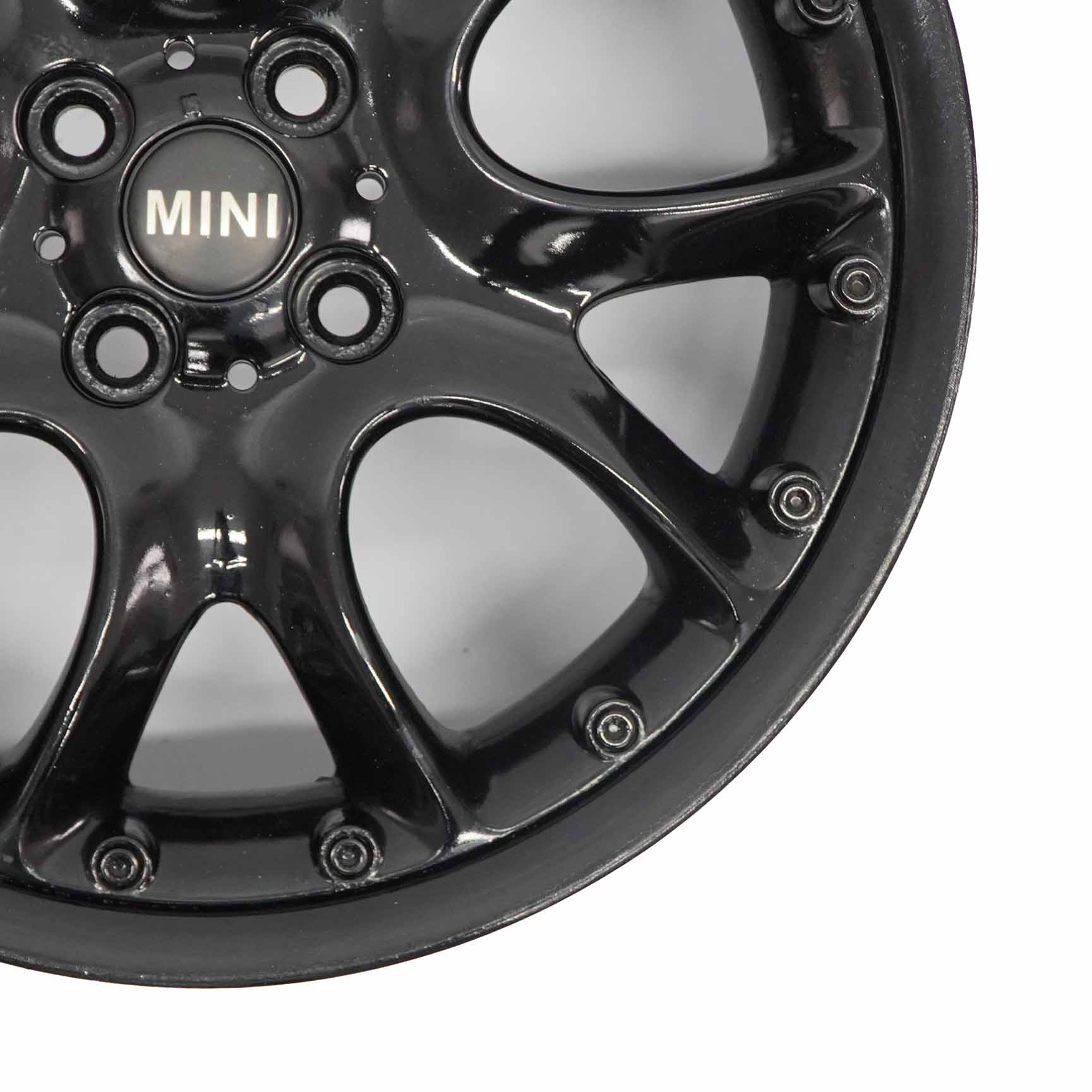 Wheel Rim Mini Cooper R50 R56 Black Alloy 17" 7J ET:48 Web Cross Spoke 98