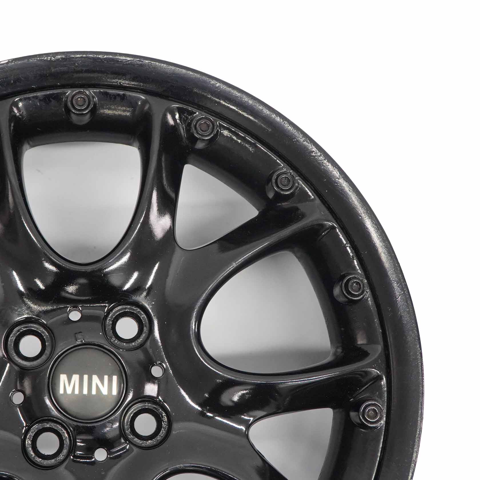 Wheel Rim Mini Cooper R50 R56 Black Alloy 17" 7J ET:48 Web Cross Spoke 98