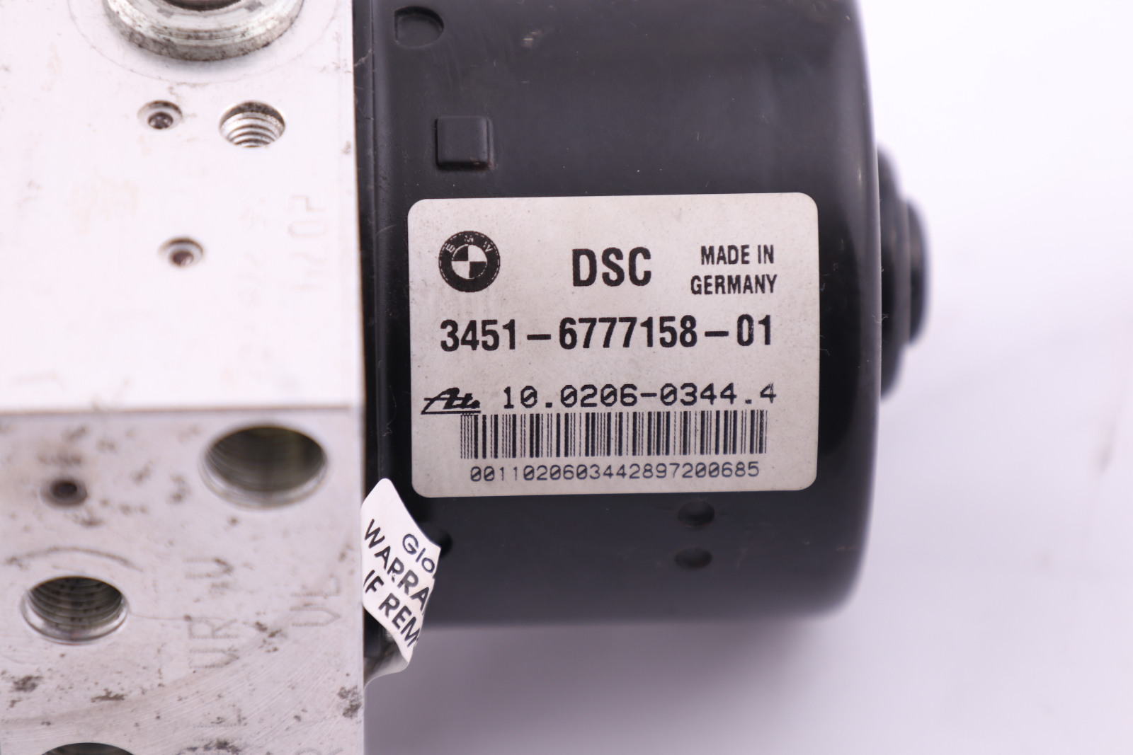 BMW 1 3 Series E81 E87 E90 ABS DSC Module Pump ECU Hydro Unit 6777158 6777159