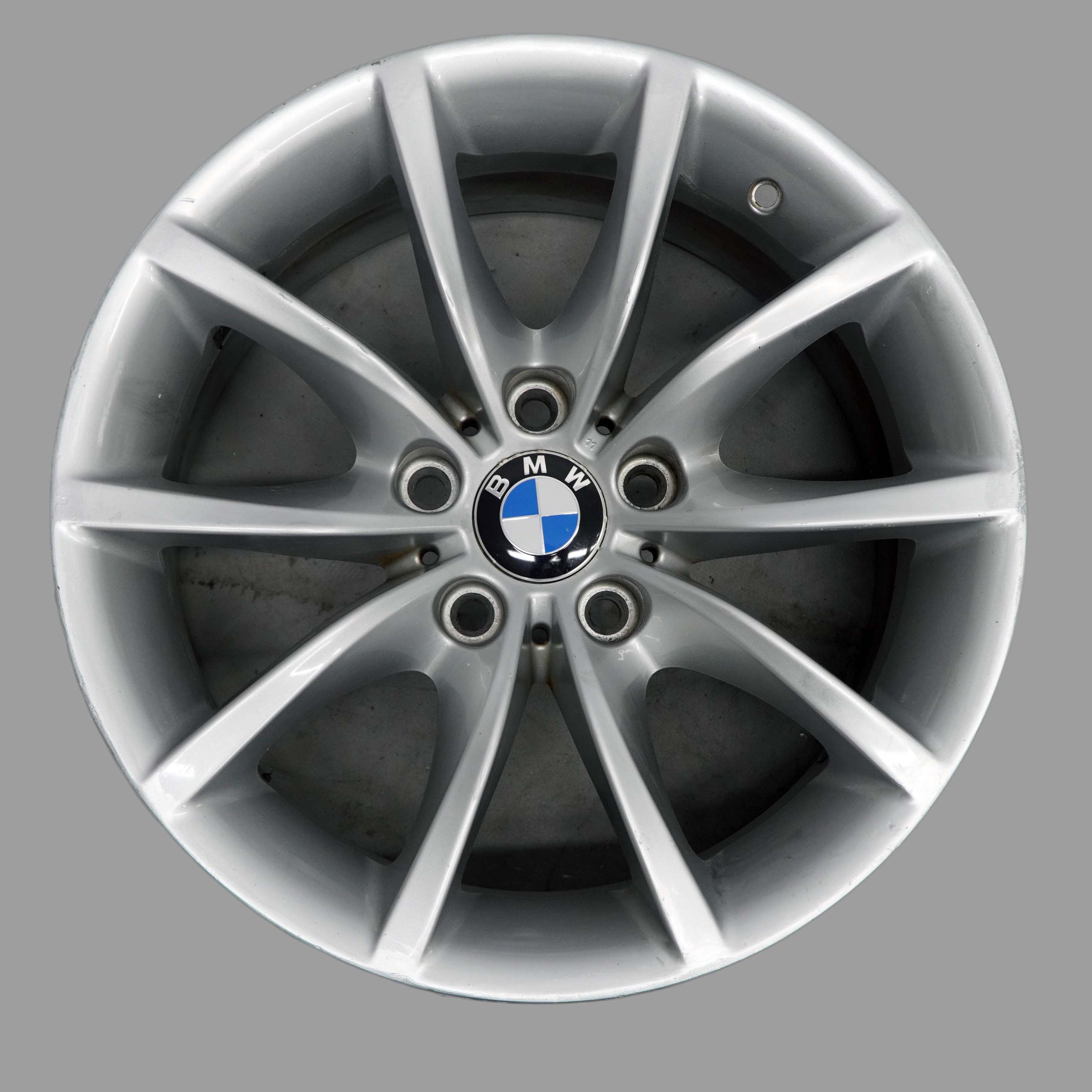 BMW 5 Series E60 E61 Silver Alloy Wheel Rim 17" 8J ET:20 V-Spoke 245 6777348